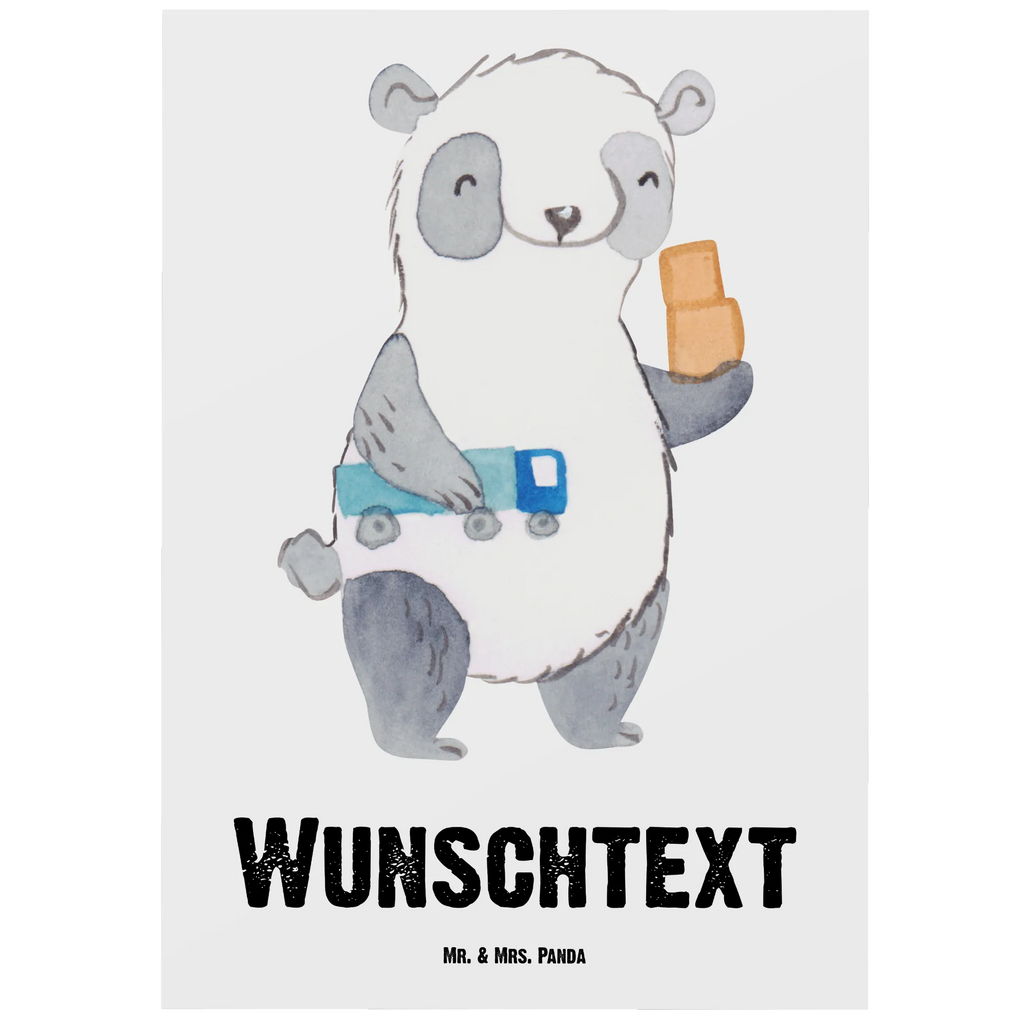 Personalised postcard Freight forwarding clerk Heart gift, gift idea, best, farewell gift, passing exam, anniversary, retirement, promotion, job start, sayings, funny, profession