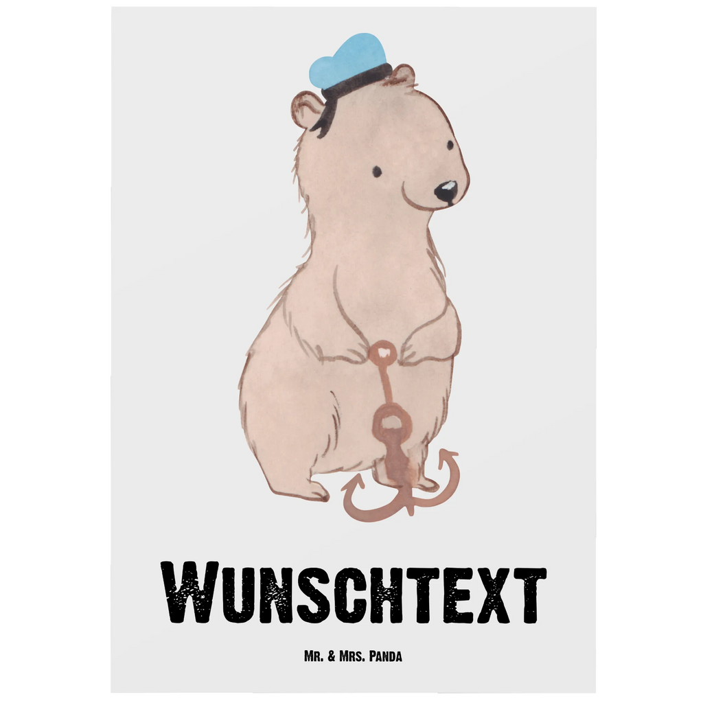 Personalisierte Postkarte Matrose Herz Postkarte mit Wunschtext, Ansichtskarte mit Namen, Grußkarte mit Wunschtext, Einladung mit Wunschtext, Geschenkkarte mit Namen, Grußkarte mit Namen, Geschenkkarte mit Wunschtext, Ansichtskarte mit Wunschtext, Karte mit Namen, Postkarte personalisierbar, Einladung mit Namen, Postkarte mit Namen, Karte mit Wunschtext, Postkarte bedrucken, Beruf, Ausbildung, Jubiläum, Abschied, Rente, Kollege, Kollegin, Geschenk, Schenken, Arbeitskollege, Mitarbeiter, Firma, Danke, Dankeschön, Seemann, Schiff, Seeleute, Schiffsmechaniker, Matrose