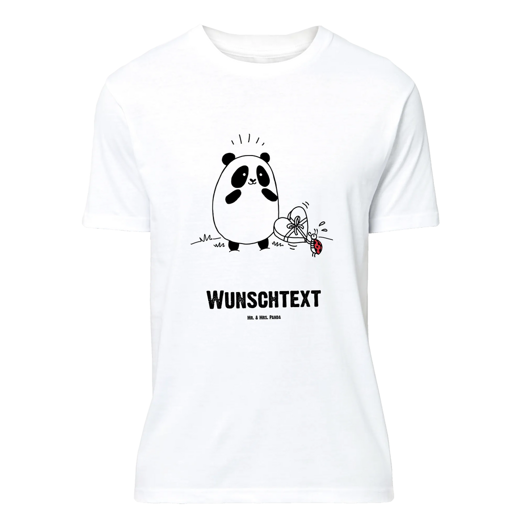 Personalised T-Shirt Panda Thank you T-Shirt Personalisiert, T-Shirt mit Aufruck, T-Shirt mit Namen