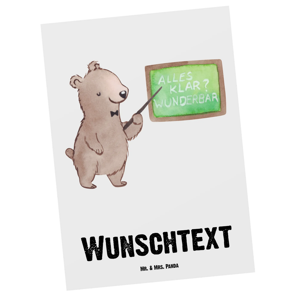 Personalised postcard Tutor heart gift, gift idea, best, farewell gift, passing exam, anniversary, retirement, promotion, job start, sayings, funny, profession