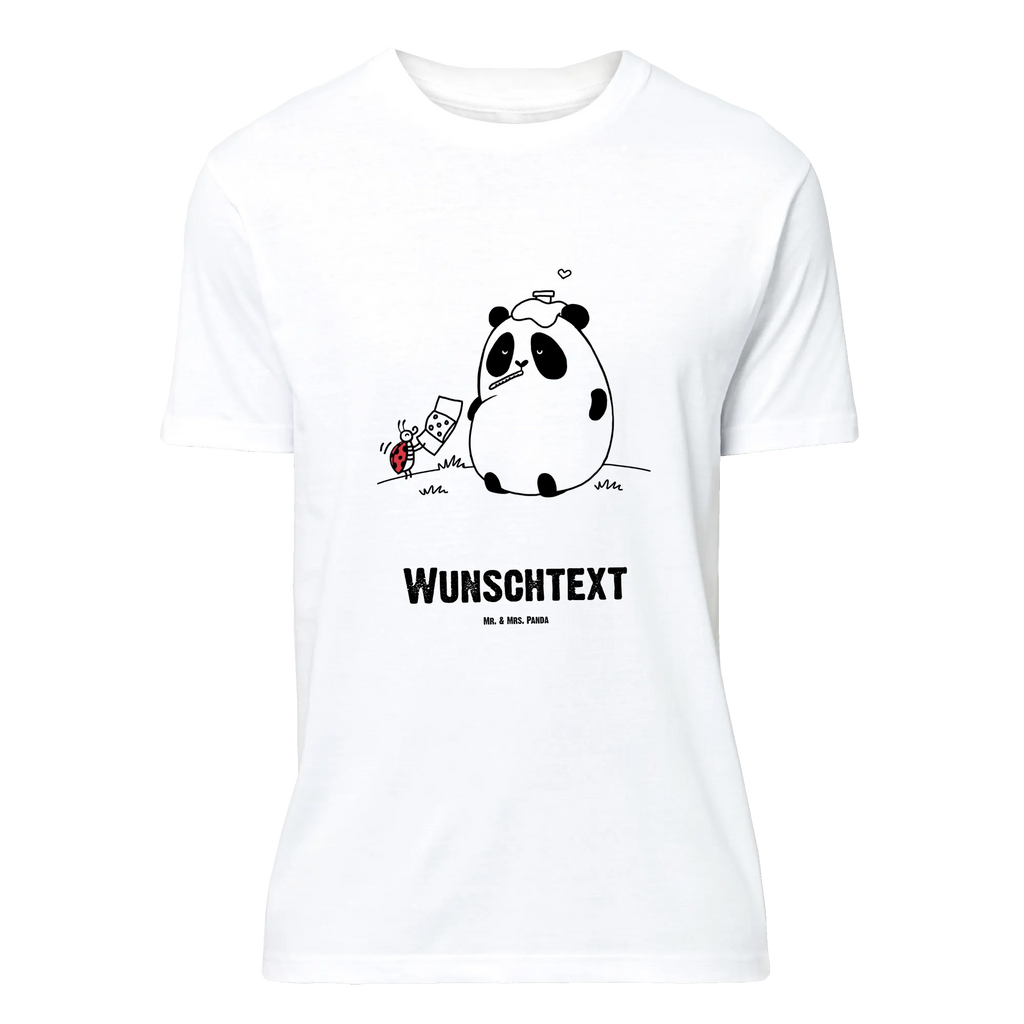 Rozmiar L Personalizowana koszulka Panda Szybkiego powrotu do zdrowia T-Shirt mit Namen, T-Shirt Personalisiert, T-Shirt mit Aufruck
