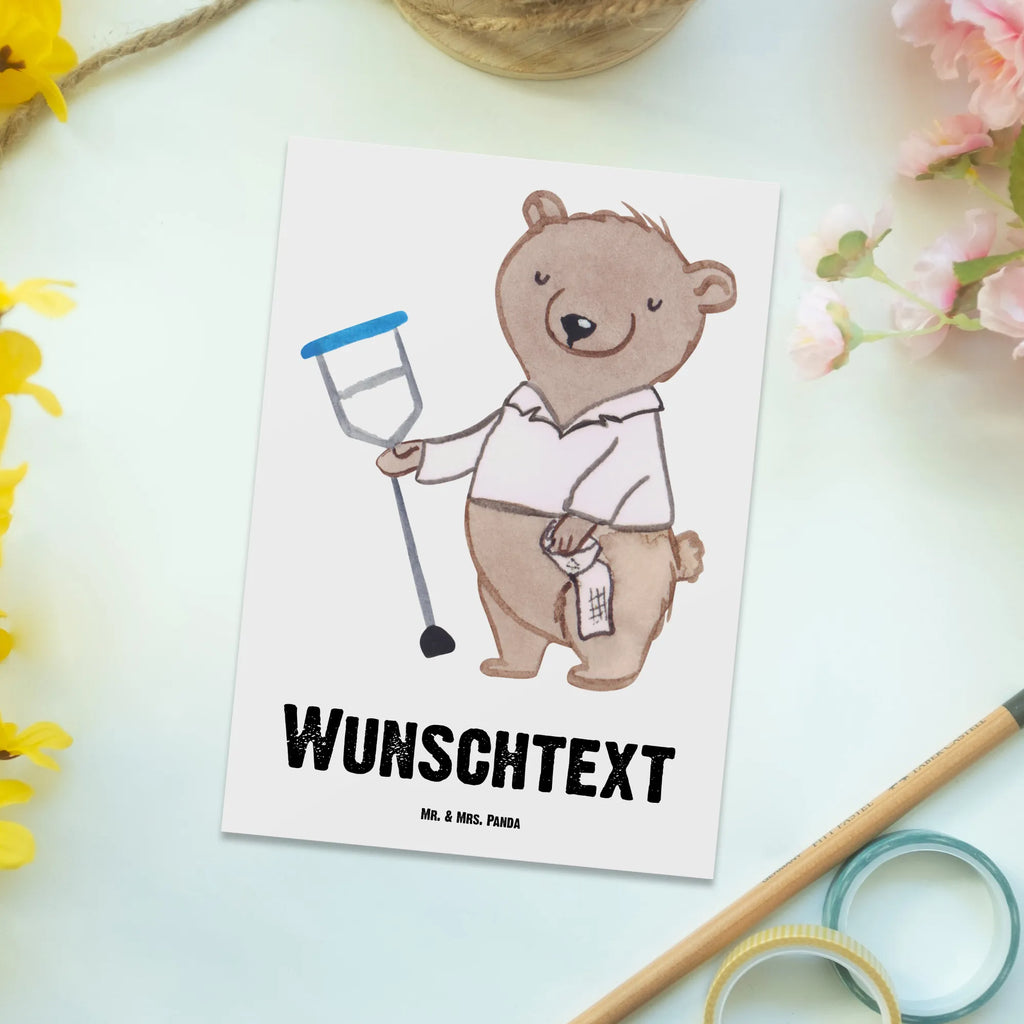 Personalisierte Postkarte Orthopäde mit Herz Einladung mit Namen, Grußkarte mit Wunschtext, Einladung mit Wunschtext, Postkarte mit Wunschtext, Karte mit Namen, Postkarte bedrucken, Postkarte personalisierbar, Grußkarte mit Namen, Ansichtskarte mit Wunschtext, Ansichtskarte mit Namen, Geschenkkarte mit Wunschtext, Postkarte mit Namen, Karte mit Wunschtext, Geschenkkarte mit Namen, Beruf, Ausbildung, Jubiläum, Abschied, Rente, Kollege, Kollegin, Geschenk, Schenken, Arbeitskollege, Mitarbeiter, Firma, Danke, Dankeschön, Praxis, Facharzt, Orthopäde, Eröffnung, Orthopädie