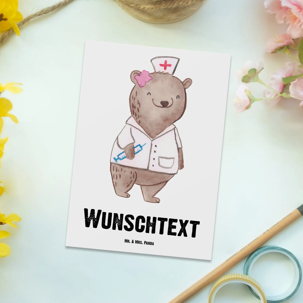 Personalised postcard anesthesiologist heart gift, gift idea, best, farewell gift, passing exam, anniversary, retirement, promotion, job start, sayings, funny, profession