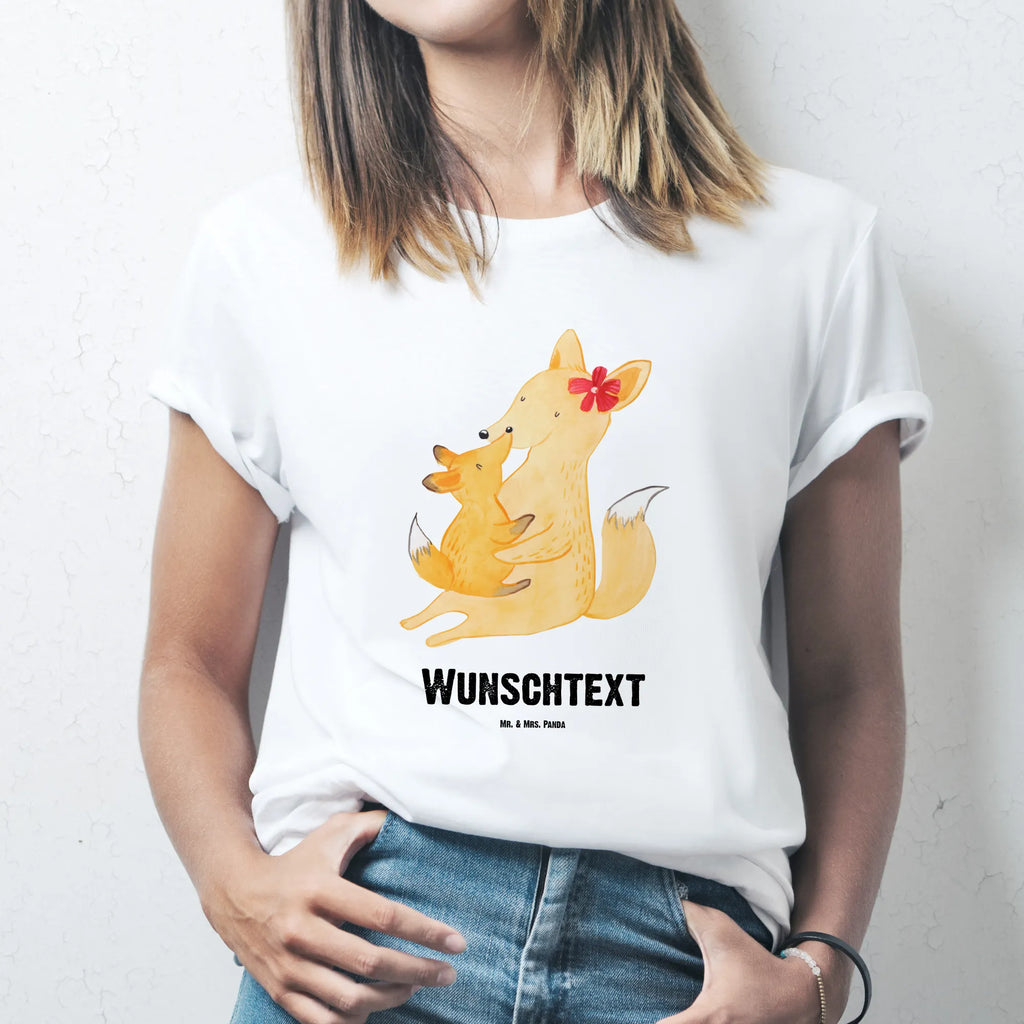 Personalised T-Shirt Fox mummy T-Shirt mit Namen, T-Shirt mit Aufruck, T-Shirt Personalisiert, Oma, Muttertag, Papa, Vatertag, Opa, Bruder, Schwester, Mama, Familie, Lieblingstochter, Beste Tochter, Tochter, Geschenk, Mutter