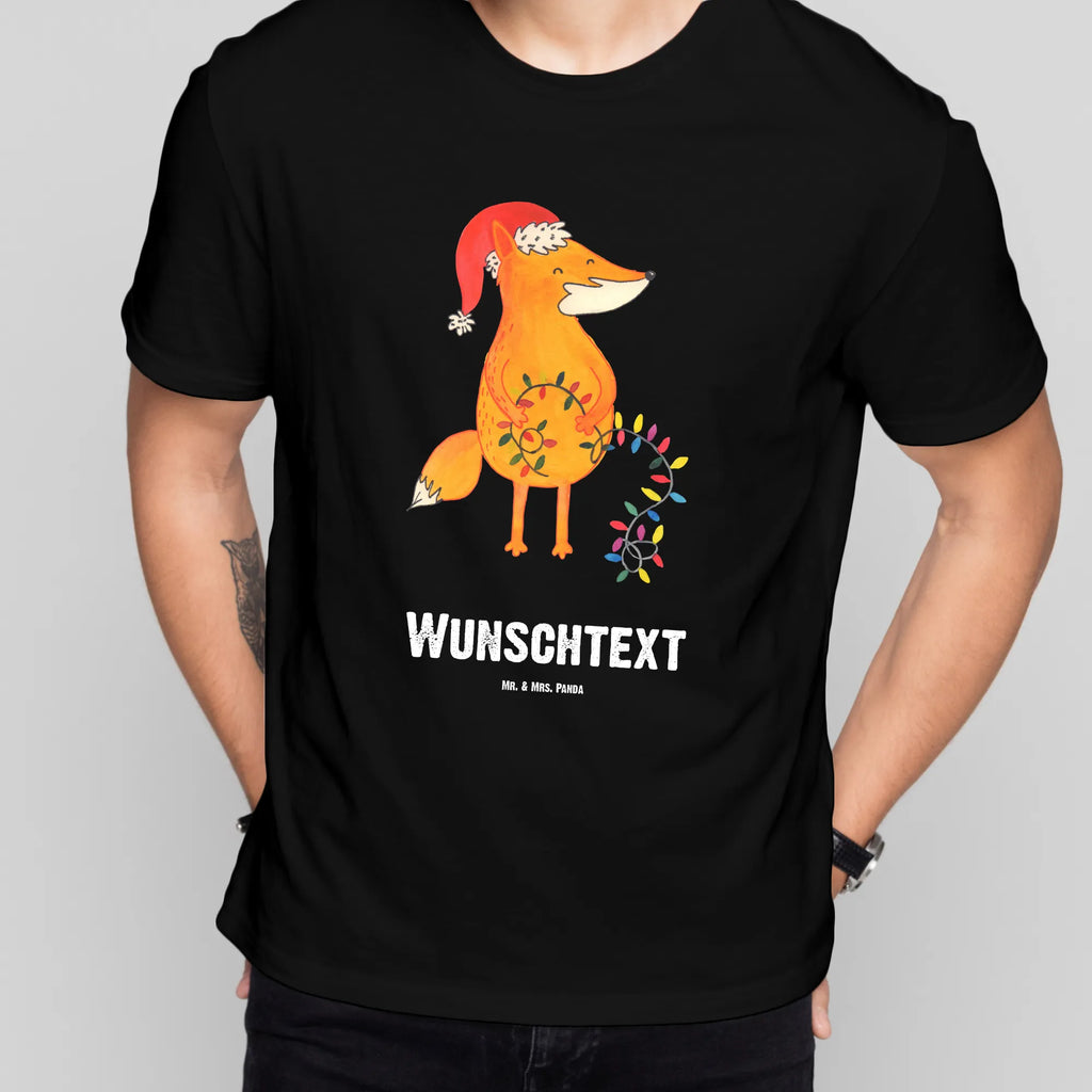 Personalisiertes T-Shirt Fuchs Weihnachten T-Shirt mit Aufruck, T-Shirt Personalisiert, T-Shirt mit Namen, Bedrucken, Wunschtext, Winter, Weihnachtsdeko, Weihnachten, Nikolaus, Advent, Heiligabend, Wintermotiv, Weihnachtszeit, Fuchs, Geschenk Weihnachten, Füchse, Spruch schön, Weihnachtsmann