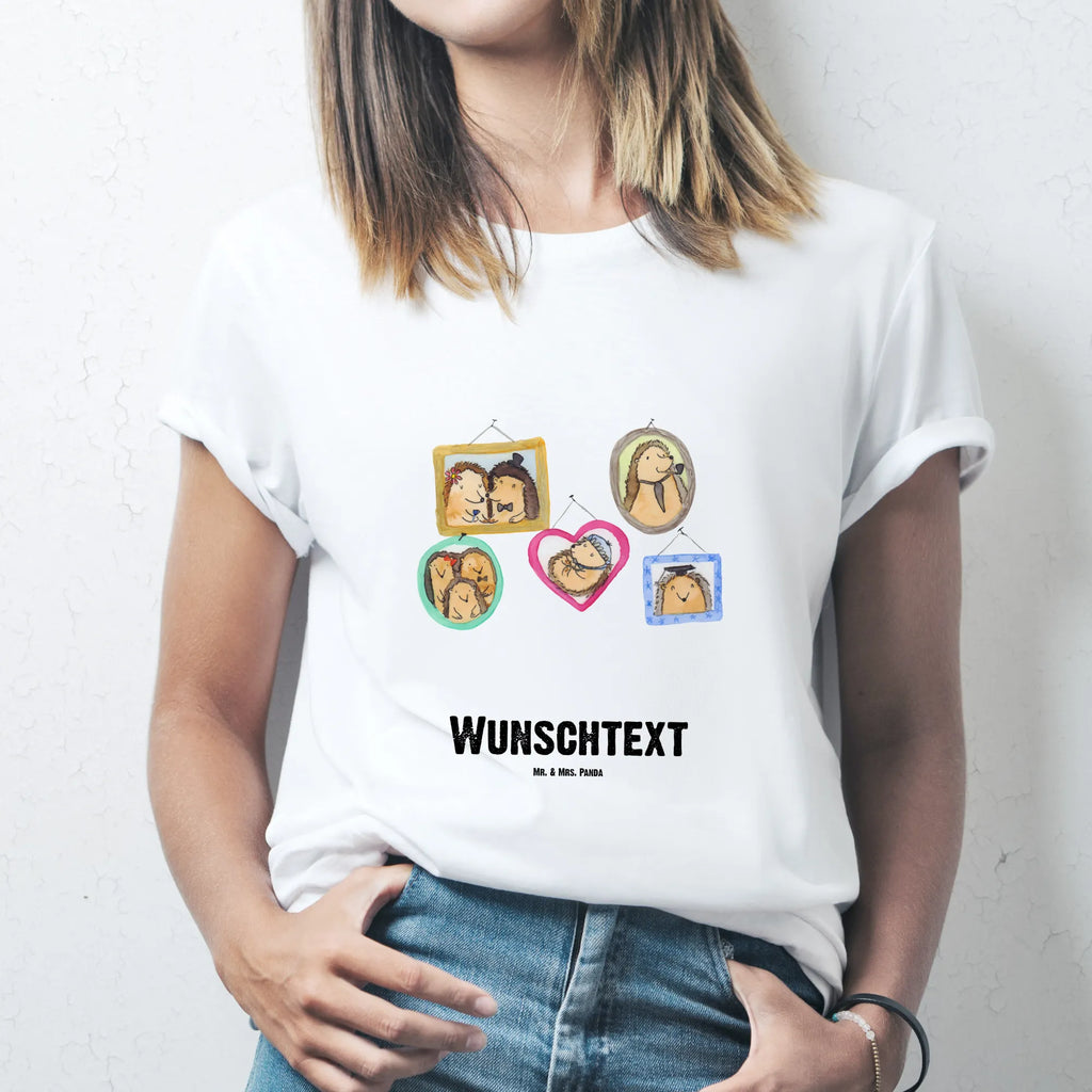 Personalisiertes T-Shirt Igel Familie T-Shirt Personalisiert, T-Shirt mit Aufruck, T-Shirt mit Namen, Oma, Muttertag, Papa, Vatertag, Opa, Bruder, Schwester, Mama, Familie, Zusammenhalt, Glück, Bilder, Igel, Liebe