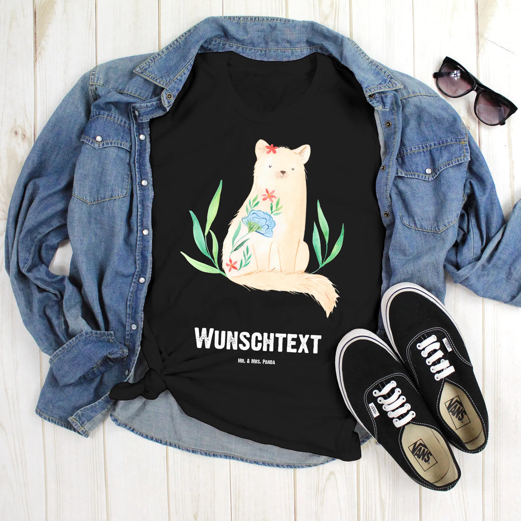 Rozmiar L Personalizowana koszulka kot kwiaty Wunschtext, T-Shirt Personalisiert, T-Shirt mit Aufruck, T-Shirt mit Namen, Bedrucken, Katzenmotiv, Katzenfan, Katzendeko, Katzenfreund, Katze, Katzenliebhaber, Katzenprodukte, Katzenartikel, Katzenaccessoires, Katzensouvenirs, Katzenliebhaberprodukte, Katzenmotive, Selbstliebe, Selfcare, Mutausbruch, Motivation