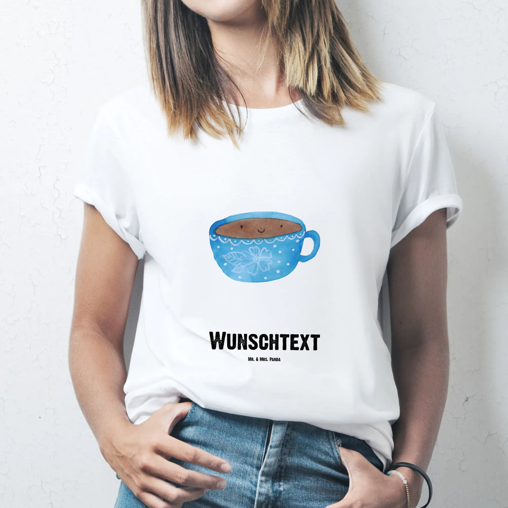 Rozmiar L Personalizowana koszulka Kawa kubek T-Shirt Personalisiert, T-Shirt mit Namen, Bedrucken, T-Shirt mit Aufruck, Männer, Frauen, Wunschtext, Tiermotive, Gute Laune, lustige Sprüche, Tiere, Kaffee, Tasse, Liebe, Genuss, Geschmack, Glücklich