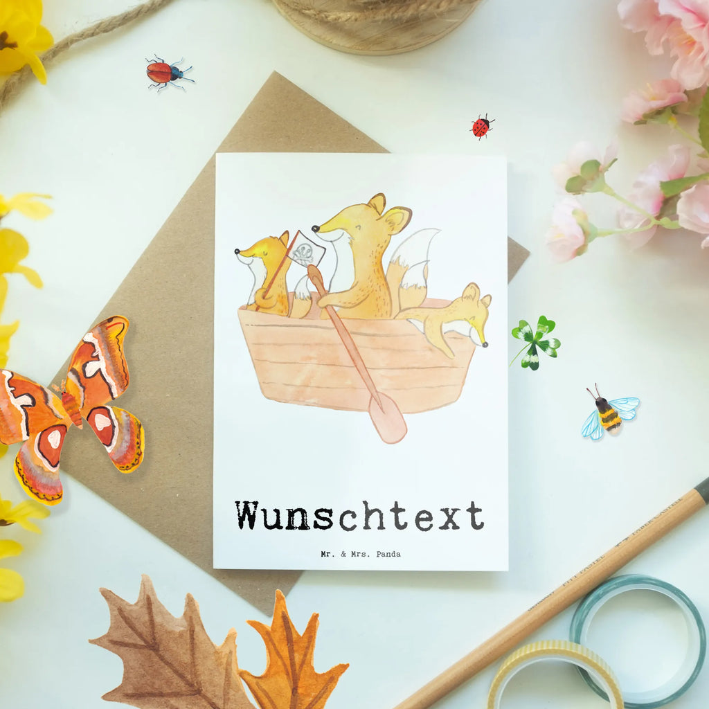 Personalisierte Grußkarte Fuchs Kanufahren Personalisierte Hochzeitskarte, Grußkarte mit persönlichen Nachrichten, Personalisierte Grußkarte, Personalisierte Karte, Grußkarte mit Namen, Grußkarte selber drucken, Grußkarte als Geldgeschenk, Personalisierte Geburtstagskarte, Grußkarten personalisiert, Personalisierte Glückwunschkarte, Grußkarte selbst gestalten, Personalisiertere Klappkarte, Personalisierte Einladungskarte, Geschenk, Sport, Sportart, Hobby, Schenken, Danke, Dankeschön, Auszeichnung, Gewinn, Sportler, Kanu Schule, Kanutour, Kanuverleih, Paddeltour, Kanu fahren