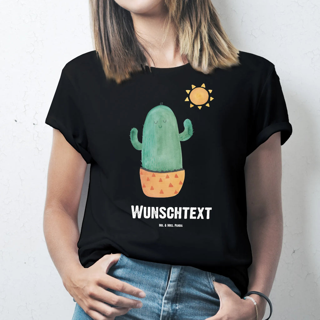 Personalisiertes T-Shirt Kaktus Sonnenanbeter T-Shirt Personalisiert, Wunschtext, Bedrucken, T-Shirt mit Namen, T-Shirt mit Aufruck, Kaktus, Kakteen, Liebe Kaktusliebe, Freundin, Neustart, Liebeskummer Geschenk, Scheidung, Geschenkidee, Trennung, Sonne, Liebeskummer, Glück, Motivation, glücklich, Sonnenschein, Ehebruch
