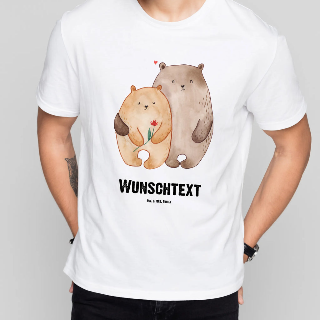 Personalised T-Shirt Bears in love Wunschtext, T-Shirt mit Aufruck, T-Shirt mit Namen, T-Shirt Personalisiert, Bedrucken, Freund, Jahrestag, Verlobung, Partner, Ehemann, Ehefrau, Freundin, Liebesgeschenk, Liebe, Heiraten, Heiratsantrag, Hocheitstag, Verheiratet, Bärchen, Bär, Hochzeitstag, Liebesbeweis, Geschenk Freundin, Verlobt, Bären, Geschenk Hochzeit, Geschenk Freund, Verliebt