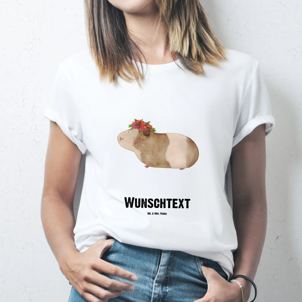 Rozmiar L Personalizowana koszulka świnka morska mądrość T-Shirt mit Aufruck, Bedrucken, Wunschtext, T-Shirt mit Namen, T-Shirt Personalisiert, Lustige Sprüche, Gute Laune, Tiere, Tiermotive, Meerie, Realität, Blumenkind, Meerschweinchen, Wunder, Spruch, Weisheit, Wunderland, Meeries, Motivation