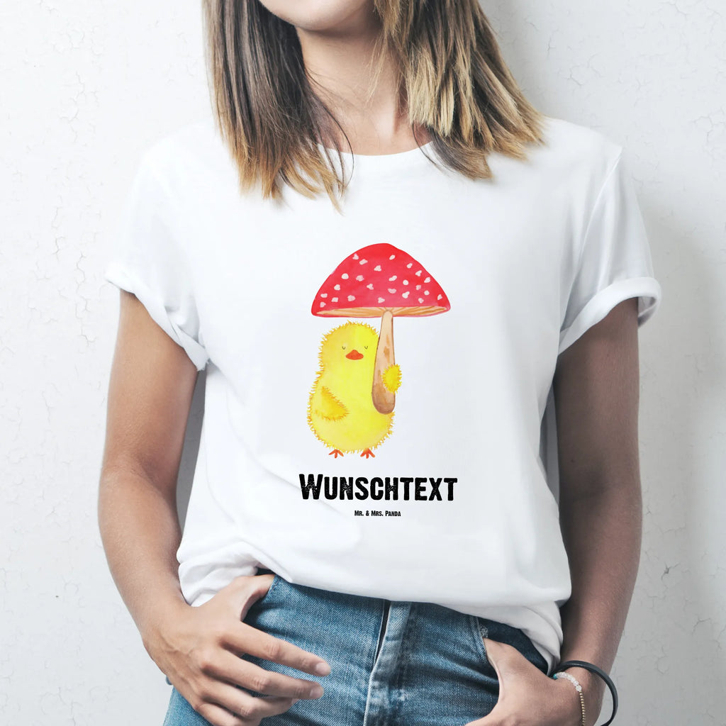 Personalised T-Shirt chick toadstool Bedrucken, T-Shirt mit Aufruck, Wunschtext, Männer, T-Shirt Personalisiert, Frauen, T-Shirt mit Namen, Ostern, Osterhase, Ostergeschenke, Osternest, Osterdeko, Geschenke zu Ostern, Ostern Geschenk, Ostergeschenke Kinder, Ostern Kinder, Fliegenpilz, Ostergrüße, Glückspilz, Küken, Frohe Ostern