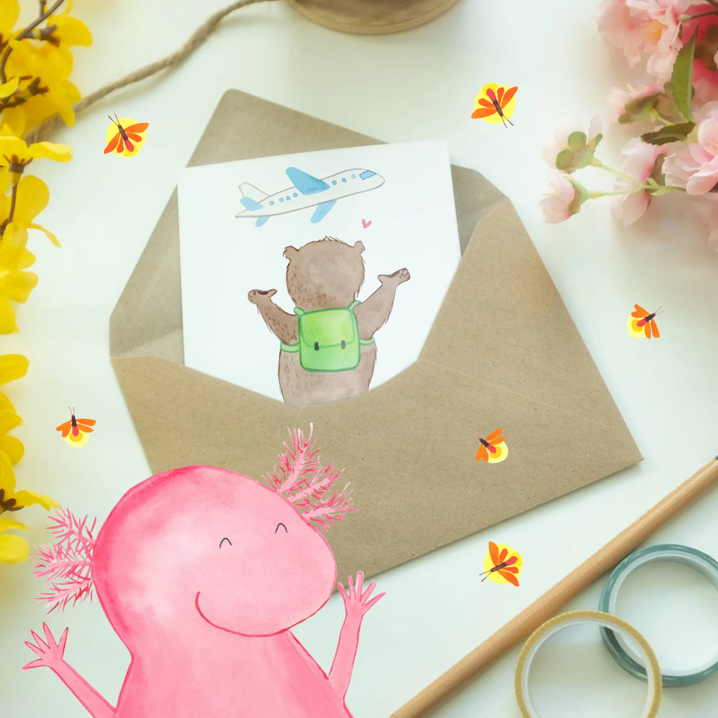 Spersonalizowana kartka z życzeniami niedźwiedź Podróże Prezent, Sport, Dyscyplina sportowa, Hobby, Darować, Dziękuję, Dzięki, Wyróżnienie, Wygrana, Sportowiec