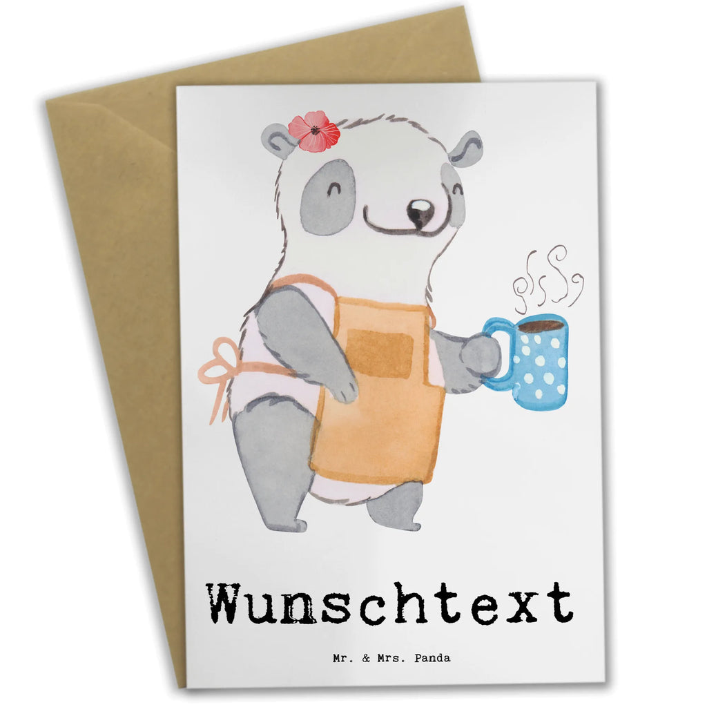 Spersonalizowana kartka z życzeniami Barista serce Zawód, Wykształcenie, Jubileusz, Pożegnanie, Emerytura, Kolega, Koleżanka, Prezent, Dawać, Pracownik, Współpracownik, Firma, Dziękuję, Dziękuję bardzo