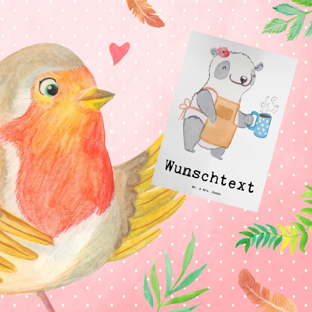 Spersonalizowana kartka z życzeniami Barista serce Zawód, Wykształcenie, Jubileusz, Pożegnanie, Emerytura, Kolega, Koleżanka, Prezent, Dawać, Pracownik, Współpracownik, Firma, Dziękuję, Dziękuję bardzo