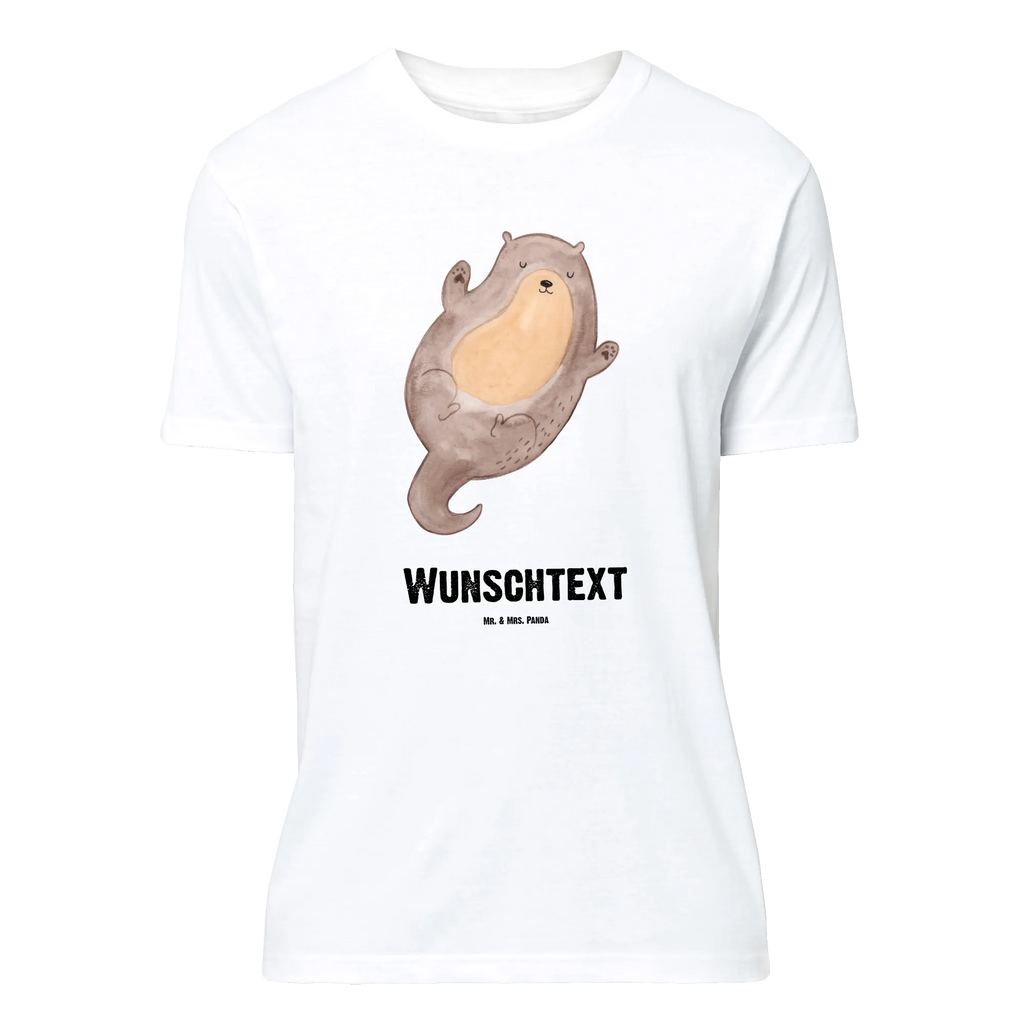 Rozmiar L Personalizowana koszulka wydra Przytulić Bedrucken, T-Shirt mit Namen, T-Shirt Personalisiert, T-Shirt mit Aufruck, Wunschtext, Otter, Seeotter, Fischotter, Otter Seeotter See Otter