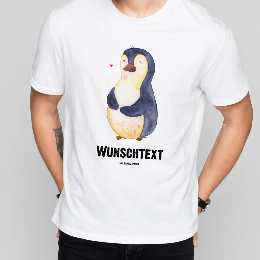 Personalisiertes T-Shirt Pinguin Diät T-Shirt mit Namen, T-Shirt mit Aufruck, Wunschtext, T-Shirt Personalisiert, Bedrucken, Pinguin, Pinguine, Abnehmen, Selbstliebe, Diät, Körperliebe, Abspecken, Selbstrespekt, Gewicht, Motivation