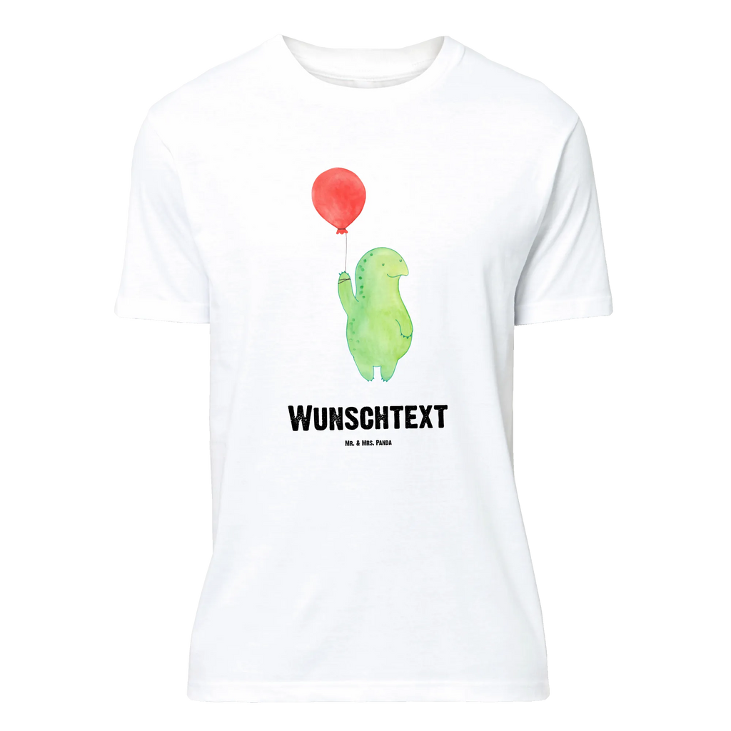 Personalised T-Shirt tortoise balloon T-Shirt mit Namen, T-Shirt Personalisiert, T-Shirt mit Aufruck, Bedrucken, Wunschtext, Schildkröte, Mutausbruch, Motivation, Motivationsspruch, Schildkröten