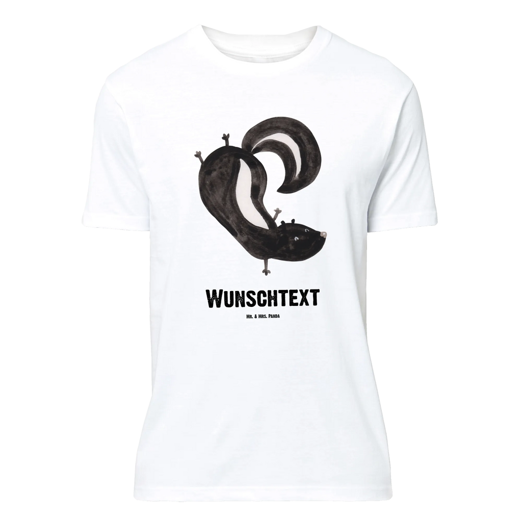 Rozmiar L Personalizowana koszulka skunks stojka Bedrucken, T-Shirt Personalisiert, Wunschtext, T-Shirt mit Namen, T-Shirt mit Aufruck, Stinktier, Skunk, Stinker, Stinki, Raubtier, Wildtier, Verpielt, Spielplatz, Kind