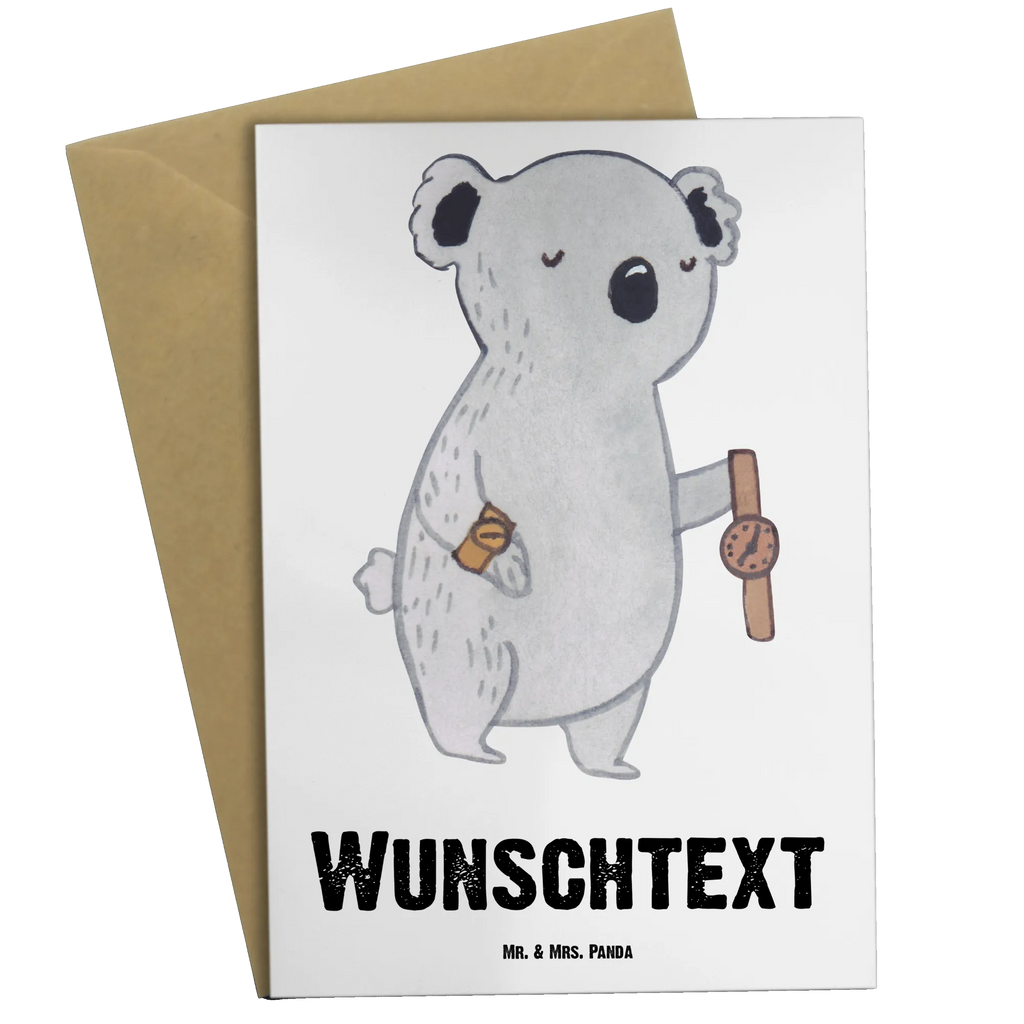 Personalised greetings card watchmaker heart gift, gift idea, best, farewell gift, passing exam, anniversary, retirement, promotion, job start, sayings, funny, profession