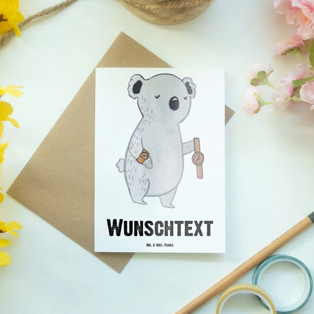 Personalised greetings card watchmaker heart gift, gift idea, best, farewell gift, passing exam, anniversary, retirement, promotion, job start, sayings, funny, profession