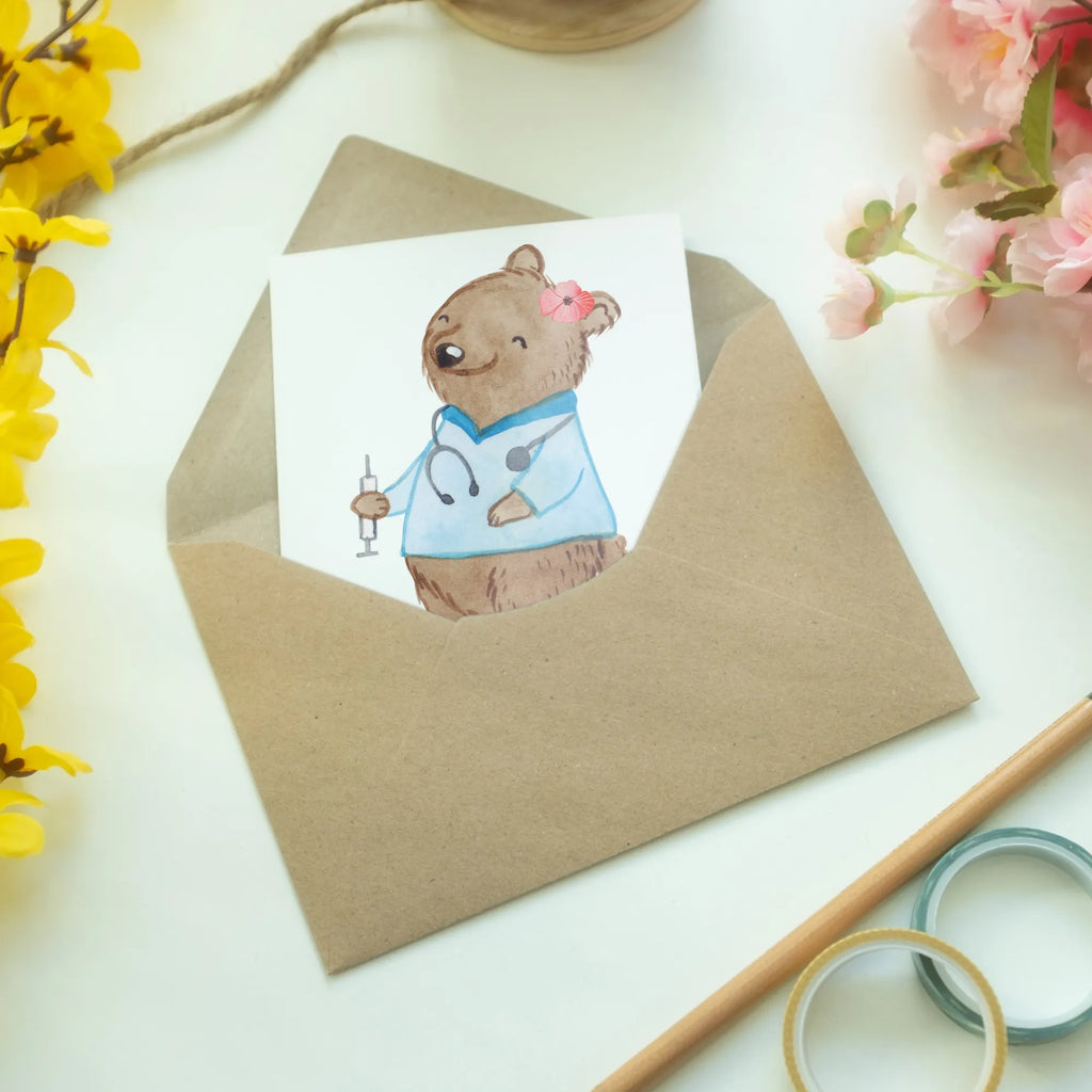 Personalised greetings card nursing assistant heart gift, gift idea, best, farewell gift, passing exam, anniversary, retirement, promotion, job start, sayings, funny, profession