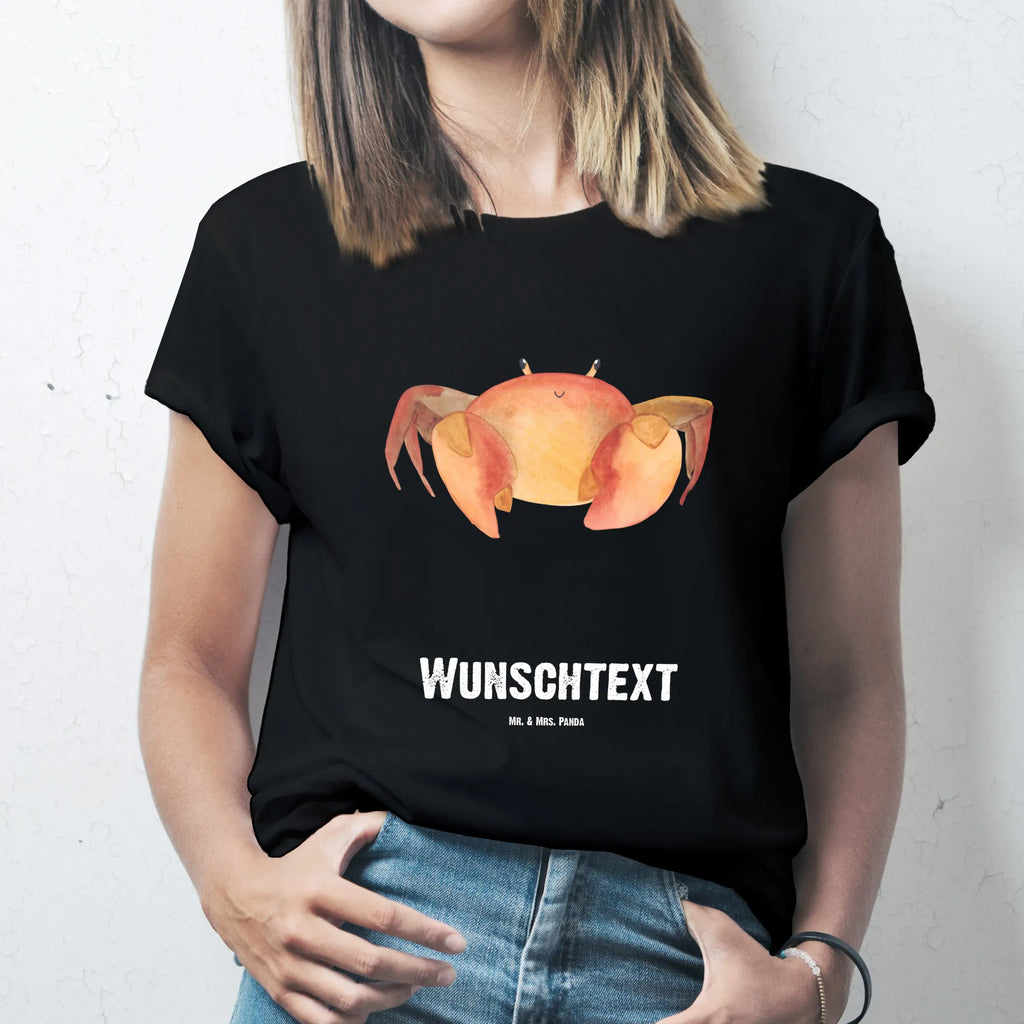 Personalised T-Shirt Star sign Cancer T-Shirt mit Namen, T-Shirt Personalisiert, Damen, Herren, T-Shirt mit Aufruck, Horoskop, Astrologie, Tierkreiszeichen, Aszendent, Sternzeichen, Krabbe, Geburtstag Juni, Meerestier, Krebs Sternzeichen, Krebs Geschenk, Geburtstag Juli, Krebse, Geschenk Juli, Geschenk Juni, Geschenk Meer