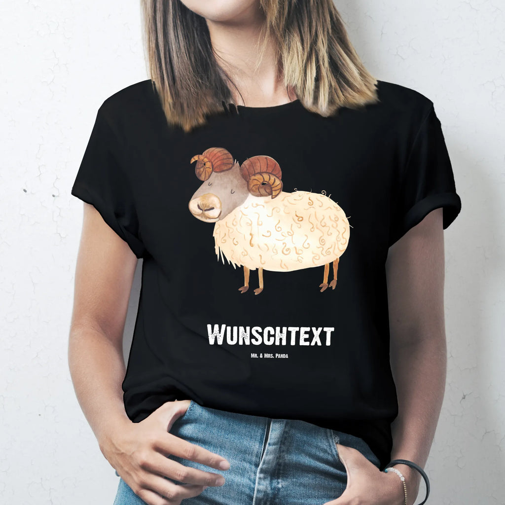 Personalised T-Shirt Star sign Aries T-Shirt mit Namen, T-Shirt mit Aufruck, T-Shirt Personalisiert, Bedrucken, Wunschtext, Tierkreiszeichen, Horoskop, Astrologie, Aszendent, Sternzeichen, Geschenk April, Bock, Geburtstag März, Widder Sternzeichen, Geschenk März, Geburtstag April, Widder Geschenk, Schafbock