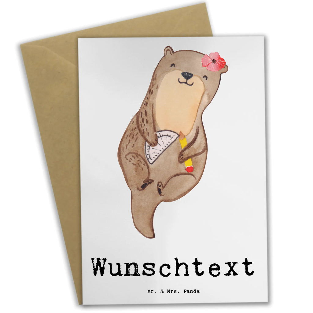 Spersonalizowana kartka z życzeniami rysowniczka budowlana serce Zawód, Wykształcenie, Jubileusz, Pożegnanie, Emerytura, Kolega, Koleżanka, Prezent, Dawać, Pracownik, Współpracownik, Firma, Dziękuję, Dziękuję bardzo