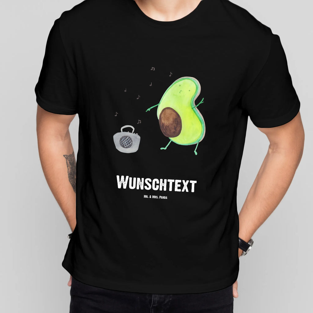 Personalisiertes T-Shirt Avocado tanzt T-Shirt mit Aufruck, Wunschtext, Bedrucken, T-Shirt mit Namen, T-Shirt Personalisiert, Avocado, Veggie, Vegan, Gesund