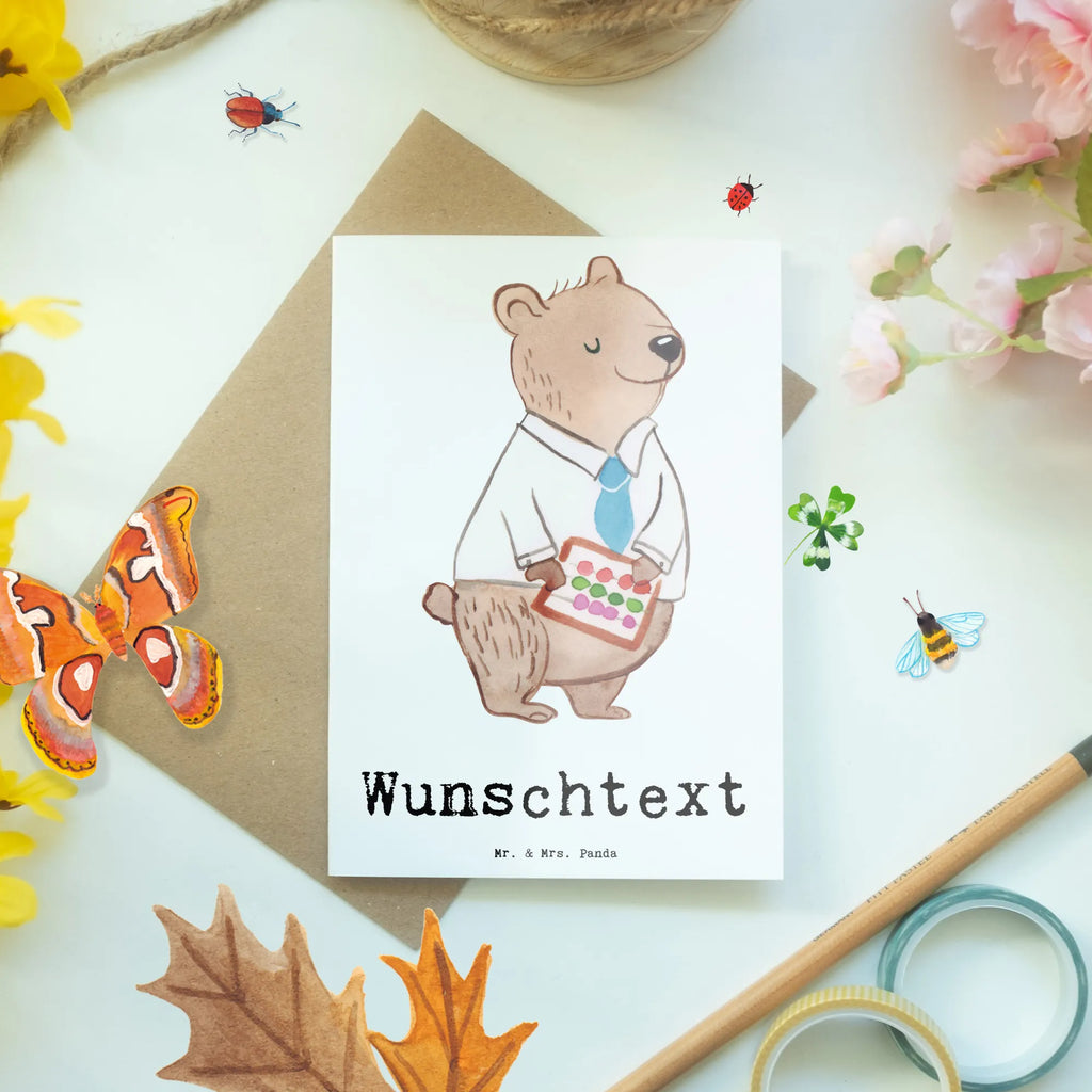 Spersonalizowana kartka z życzeniami pracownik biurowy serce Zawód, Wykształcenie, Jubileusz, Pożegnanie, Emerytura, Kolega, Koleżanka, Prezent, Dawać, Pracownik, Współpracownik, Firma, Dziękuję, Dziękuję bardzo