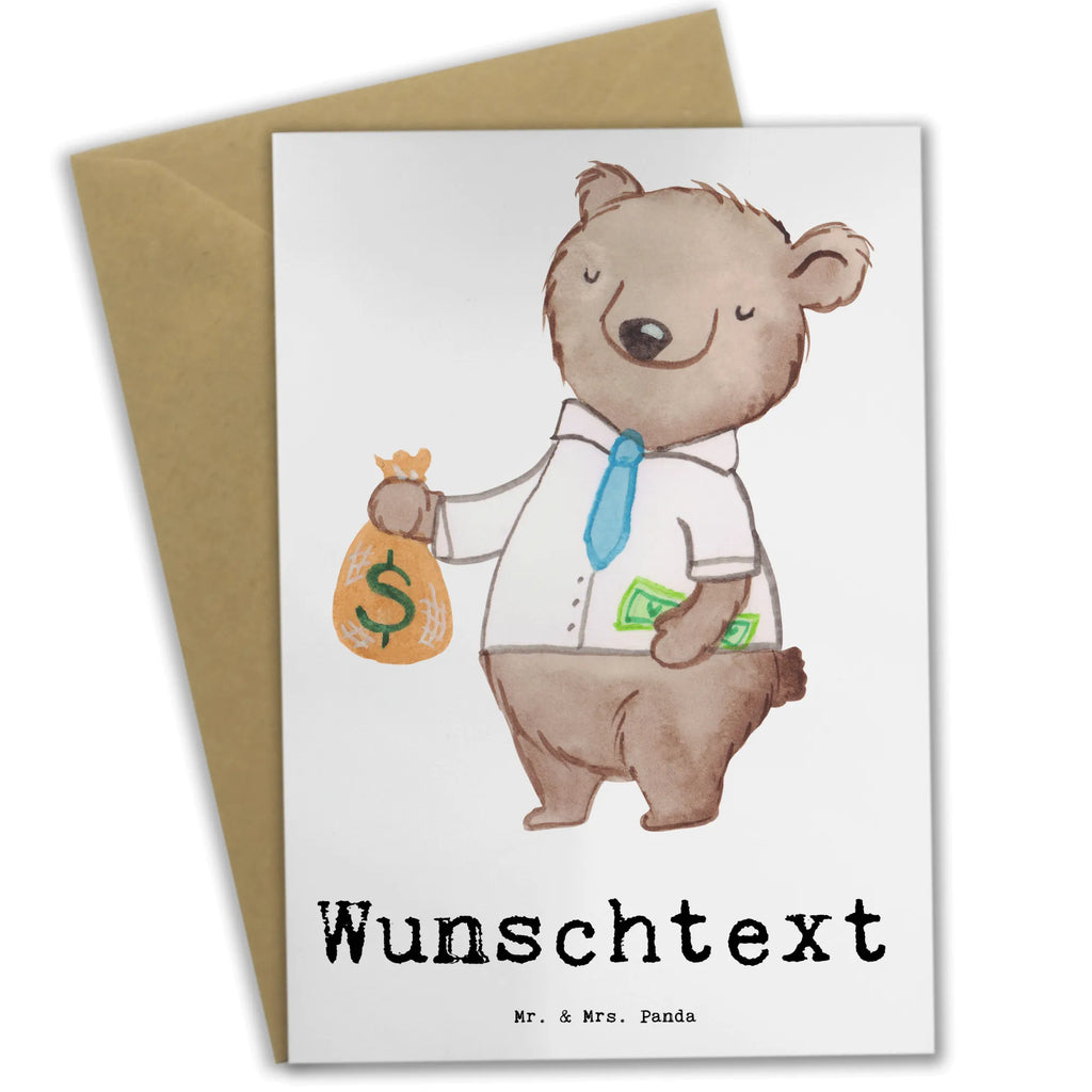 Spersonalizowana kartka z życzeniami bankier serce Zawód, Wykształcenie, Jubileusz, Pożegnanie, Emerytura, Kolega, Koleżanka, Prezent, Dawać, Pracownik, Współpracownik, Firma, Dziękuję, Dziękuję bardzo