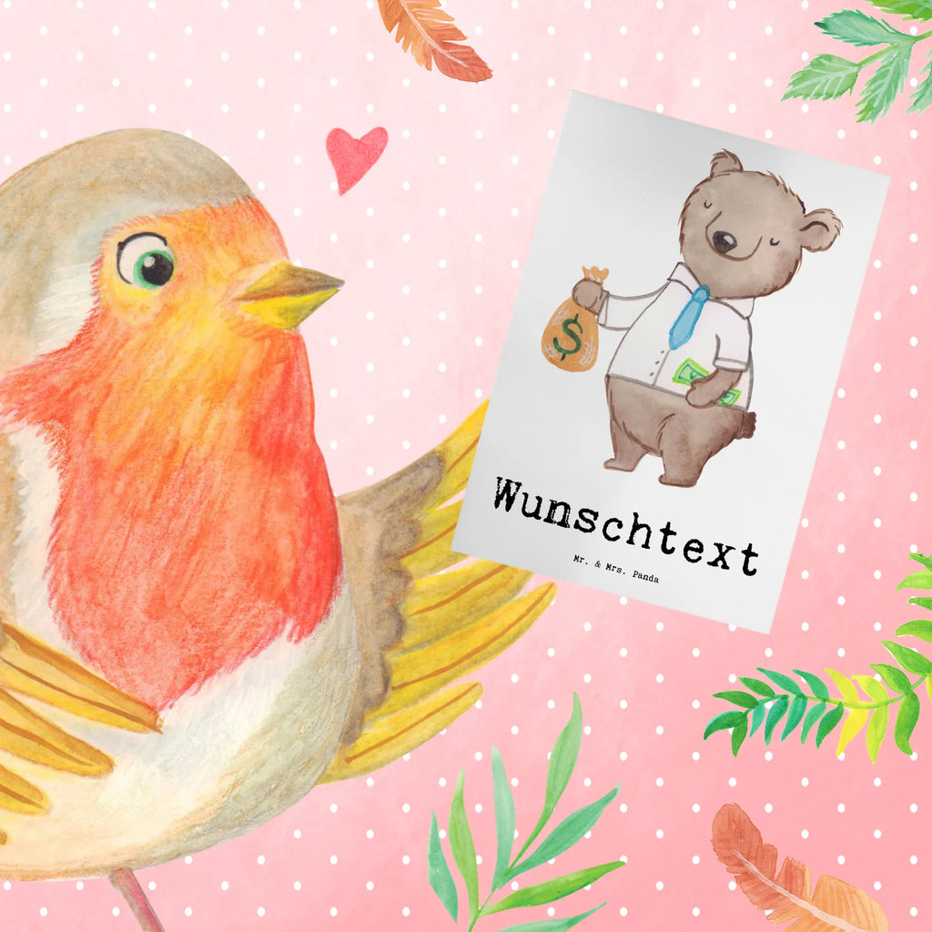 Spersonalizowana kartka z życzeniami bankier serce Zawód, Wykształcenie, Jubileusz, Pożegnanie, Emerytura, Kolega, Koleżanka, Prezent, Dawać, Pracownik, Współpracownik, Firma, Dziękuję, Dziękuję bardzo