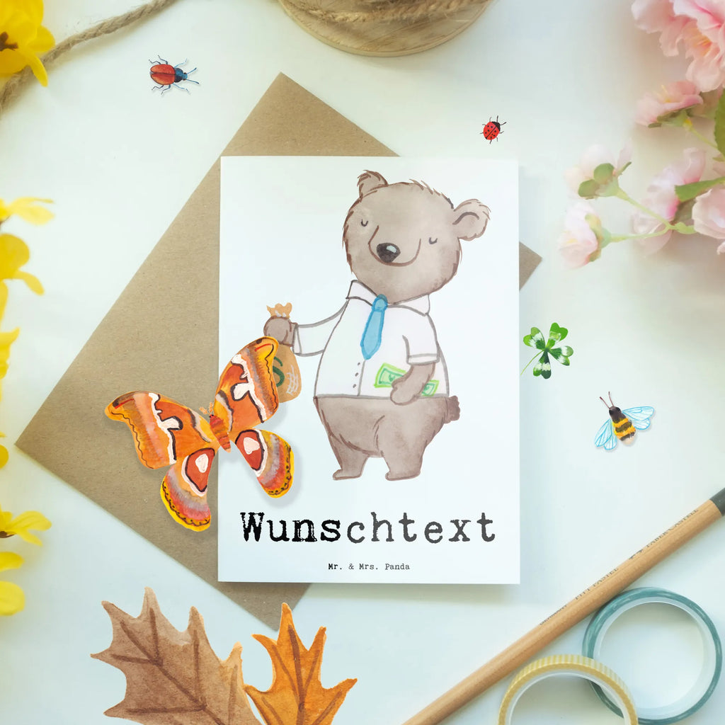 Spersonalizowana kartka z życzeniami bankier serce Zawód, Wykształcenie, Jubileusz, Pożegnanie, Emerytura, Kolega, Koleżanka, Prezent, Dawać, Pracownik, Współpracownik, Firma, Dziękuję, Dziękuję bardzo