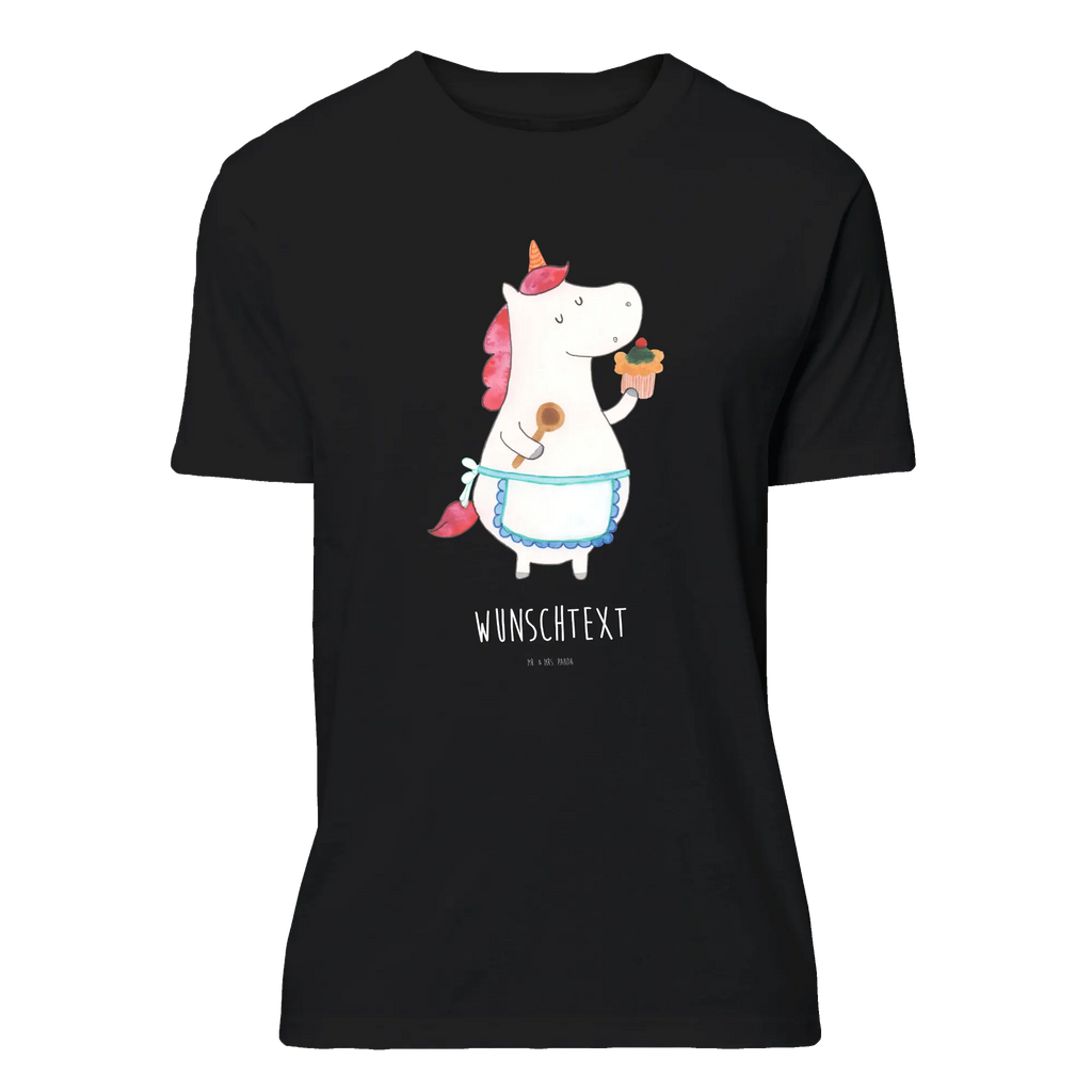 Rozmiar L Personalizowana koszulka Jednorożec Kuchnia T-Shirt Personalisiert, Bedrucken, Wunschtext, T-Shirt mit Aufruck, T-Shirt mit Namen, Einhorn Deko, Unicorn, Einhorn, Einhörner, Koch, Träumen, Hobbykoch, Bäckerin, Backen, Kuchen, Motivation, Muffin, Torte, Träumer