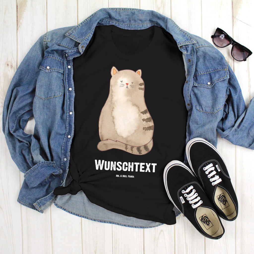 Rozmiar L Personalizowana koszulka kot siedzenie Wunschtext, T-Shirt Personalisiert, Bedrucken, T-Shirt mit Aufruck, T-Shirt mit Namen, Katzenmotiv, Katzenfan, Katzendeko, Katzenfreund, Katze, Katzenliebhaber, Katzenprodukte, Katzenartikel, Katzenaccessoires, Katzensouvenirs, Katzenliebhaberprodukte, Katzenmotive, Cats, Kater, Mietze, Katzenbesitzerin, Lebensinhalt, Liebe, Katzen, Haustier, Katzenliebe, Cat, Katzenhalter, Familie, Mittelpunkt