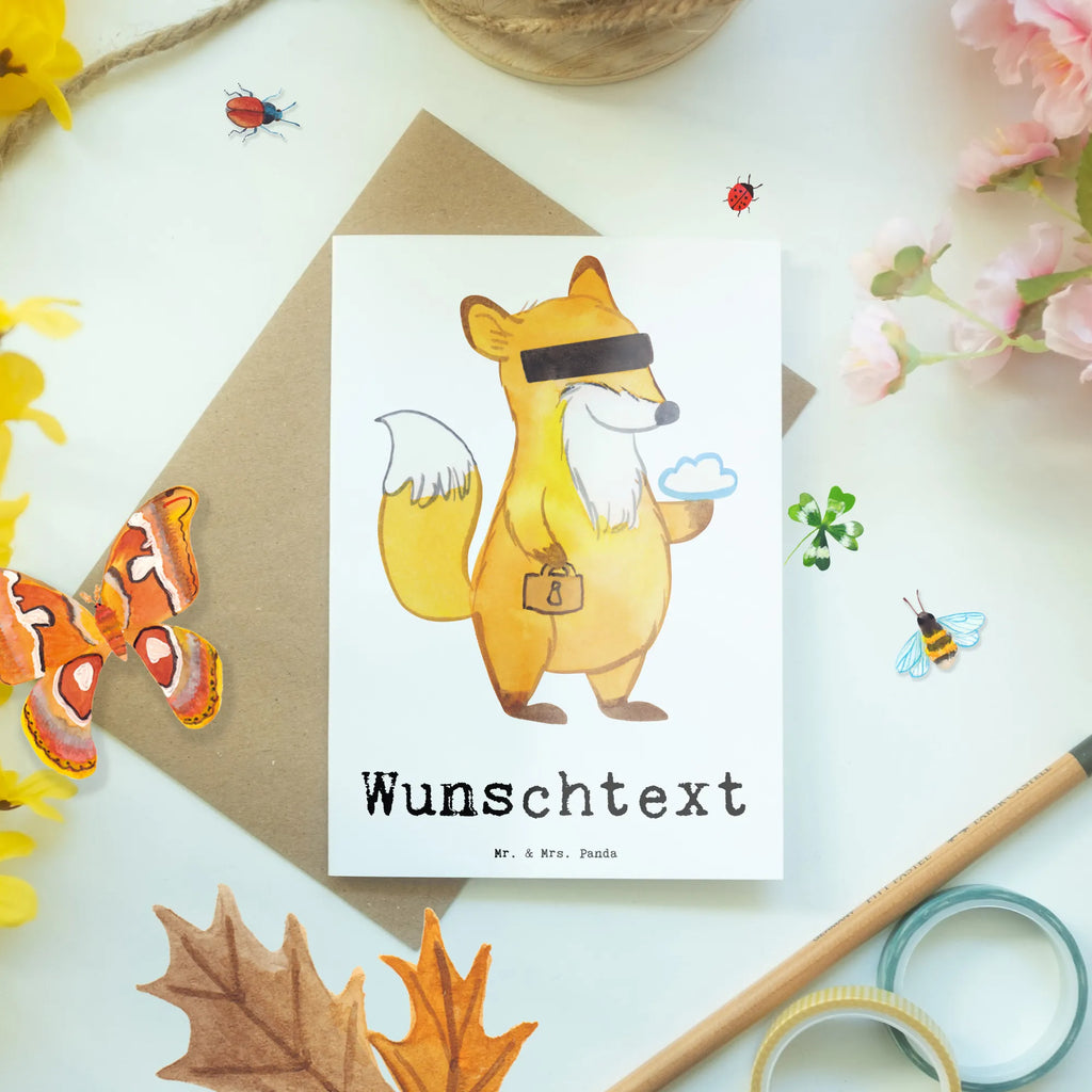 Personalised greetings card Data Protection Officer Heart gift, gift idea, best, farewell gift, passing exam, anniversary, retirement, promotion, job start, sayings, funny, profession