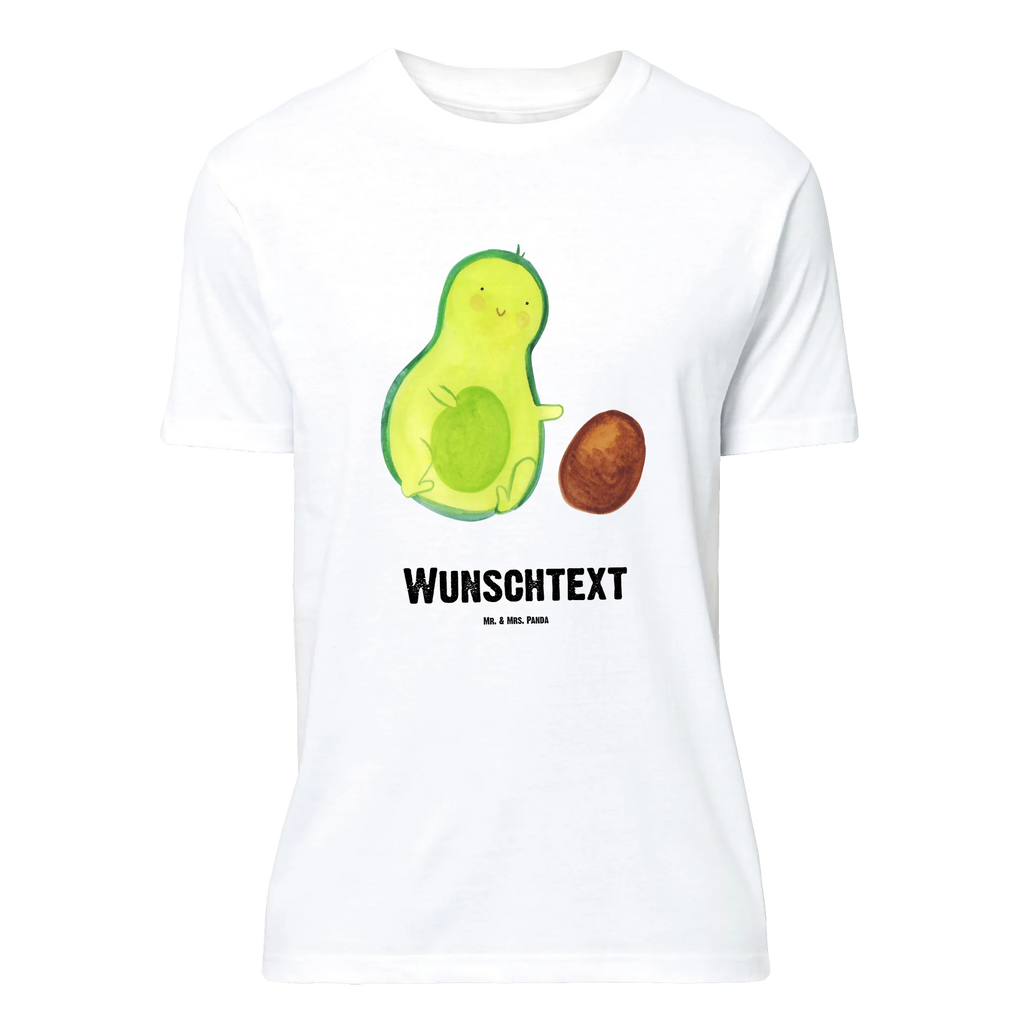 Personalisiertes T-Shirt Avocado rollt Kern T-Shirt mit Namen, T-Shirt mit Aufruck, T-Shirt Personalisiert, Bedrucken, Wunschtext, Avocado, Veggie, Vegan, Gesund, Love, Baby, Säugling, Schwangerschaft, Große Liebe, Zur Geburt, Avocados, Babyparty, Kind, Geburtstag, Liebe, Geburt, Erstes Kind, Schwanger