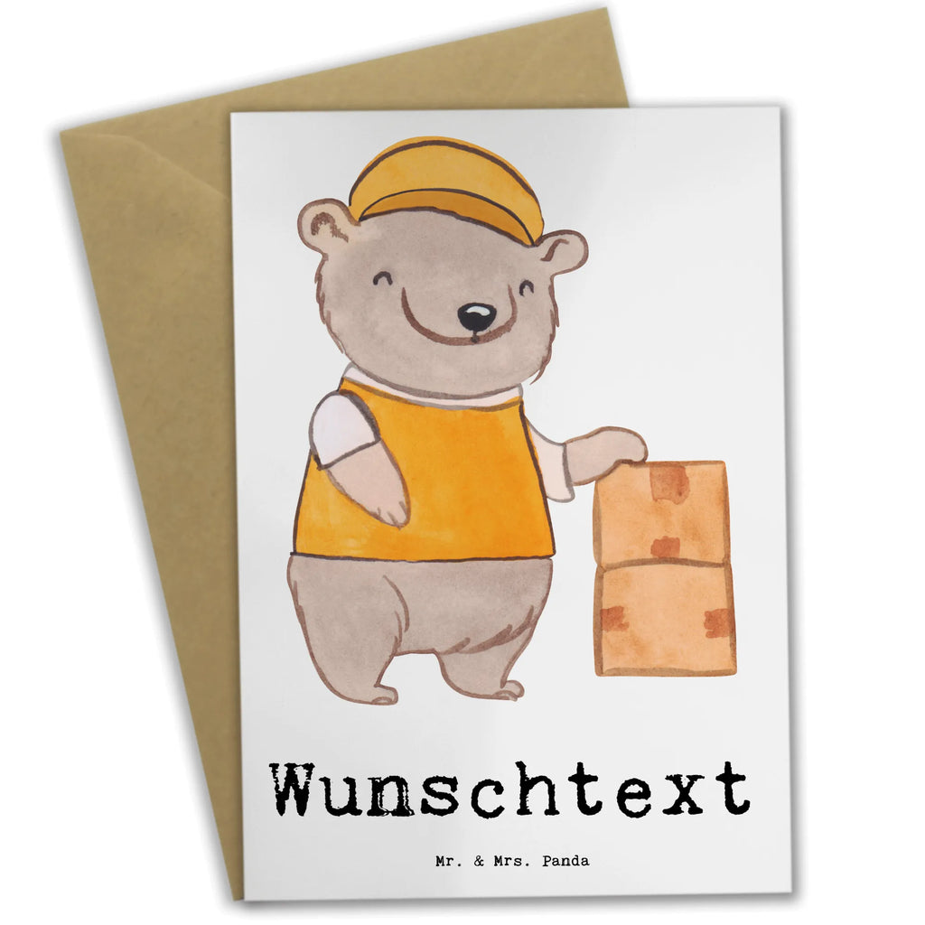 Personalised greetings card Warehouse Specialist heart gift, gift idea, best, farewell gift, passing exam, anniversary, retirement, promotion, job start, sayings, funny, profession