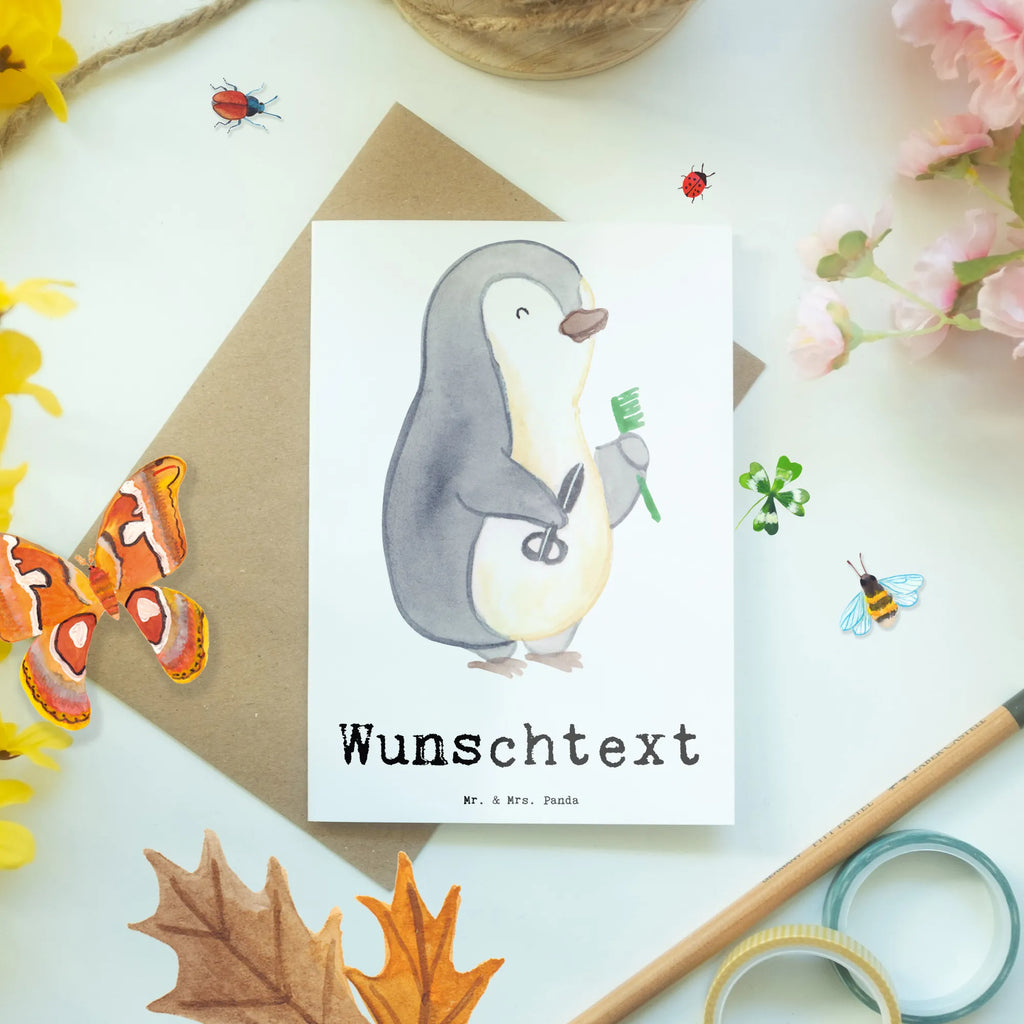 Personalised greetings card Hairdresser Heart gift, gift idea, best, farewell gift, passing exam, anniversary, retirement, promotion, job start, sayings, funny, profession