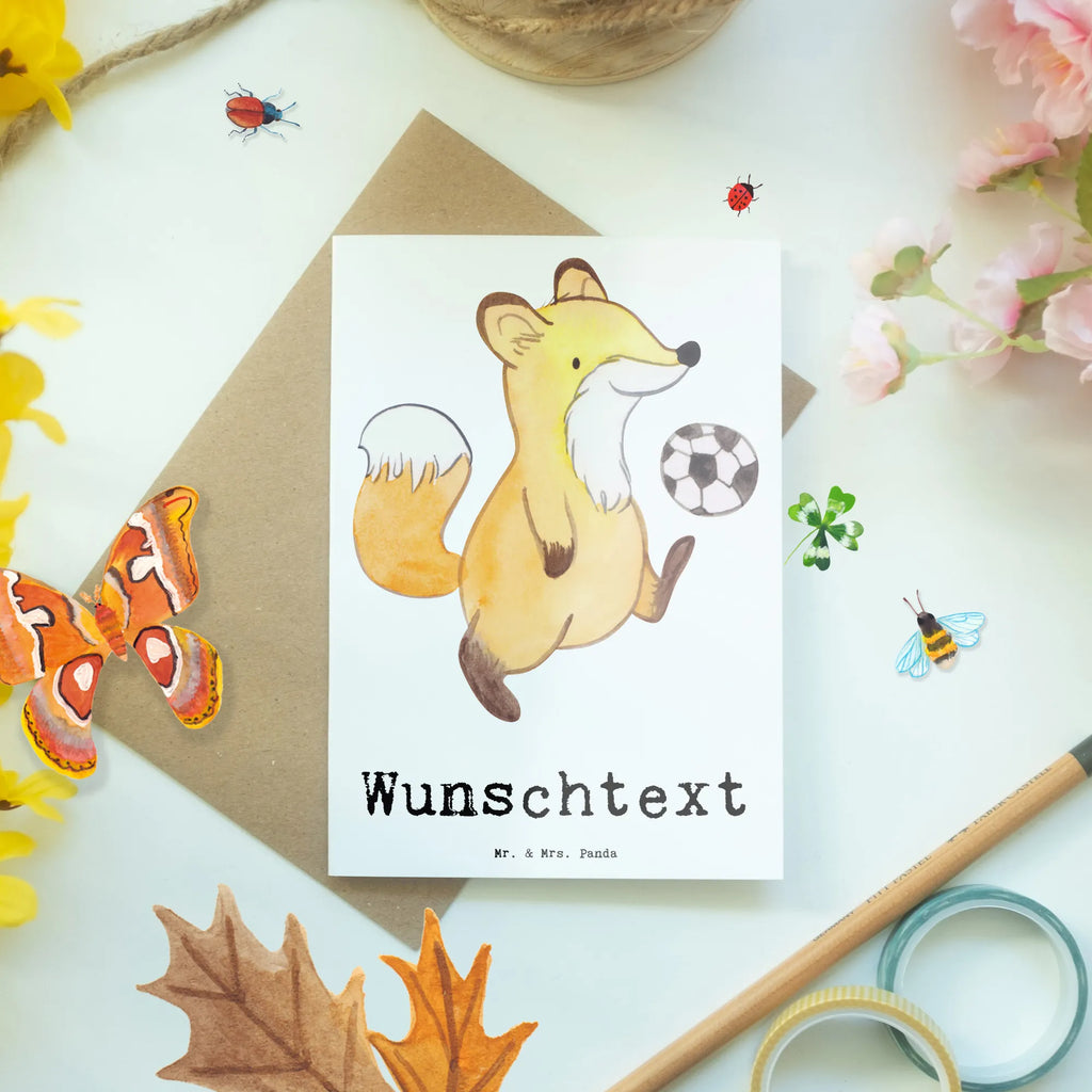 Personalised greetings card soccer player heart gift, gift idea, best, farewell gift, passing exam, anniversary, retirement, promotion, job start, sayings, funny, profession