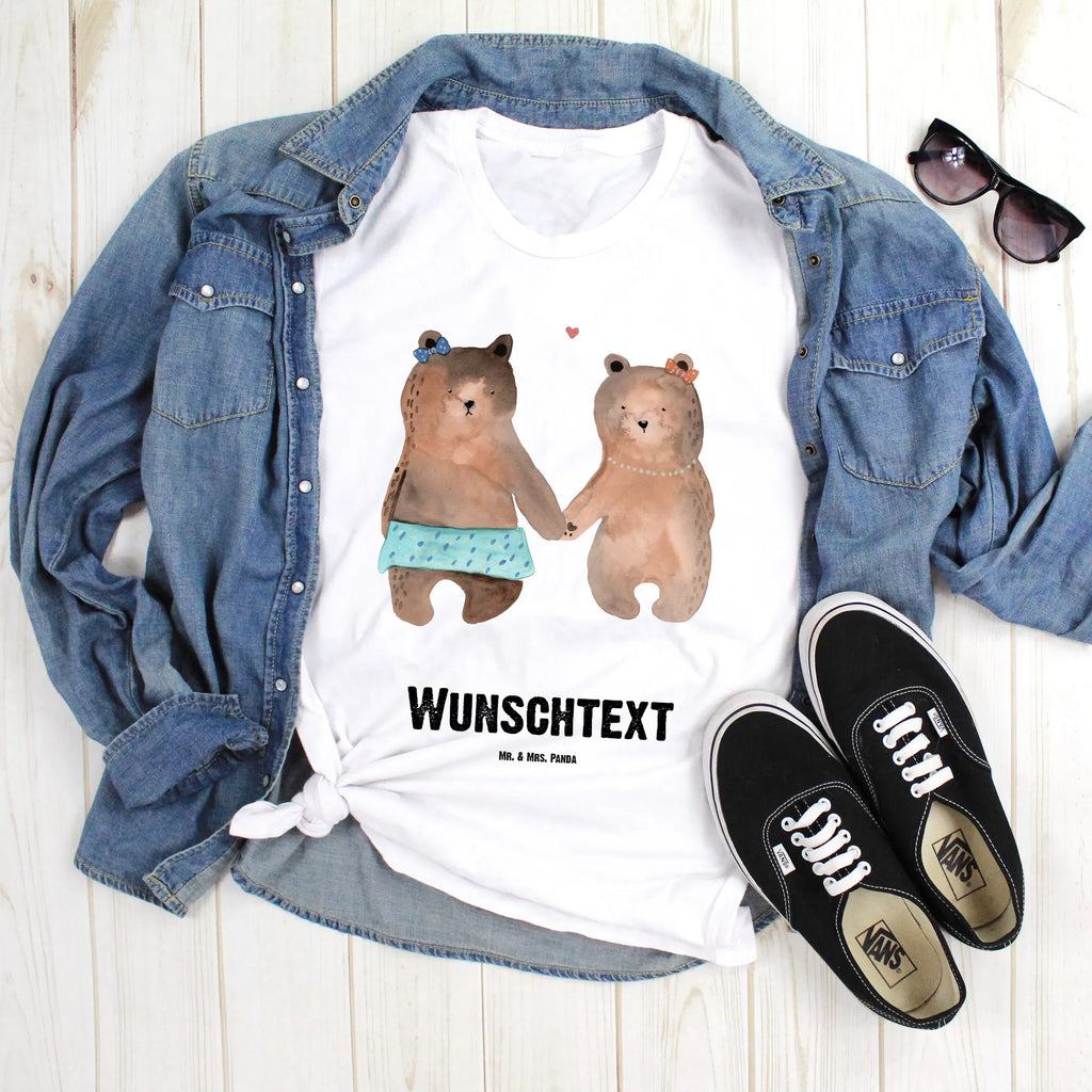 Personalised T-Shirt bear Girlfriend Wunschtext, T-Shirt Personalisiert, T-Shirt mit Namen, T-Shirt mit Aufruck, Bedrucken, Teddybär, Teddy, Bär, Bär Freundin Beste Freund Liebe Liebesbeweis Verliebt Kumpel Kumpeliene