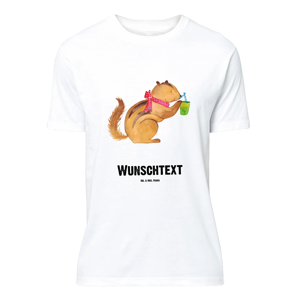 Personalisiertes T-Shirt Eichhörnchen Smoothie Wunschtext, T-Shirt mit Aufruck, T-Shirt Personalisiert, Bedrucken, T-Shirt mit Namen, Gute Laune, Lustige Sprüche, Tiere, Tiermotive, Green Smoothies, Streifenhörnchen, Abnehmen, Diät, Eichhörnchen