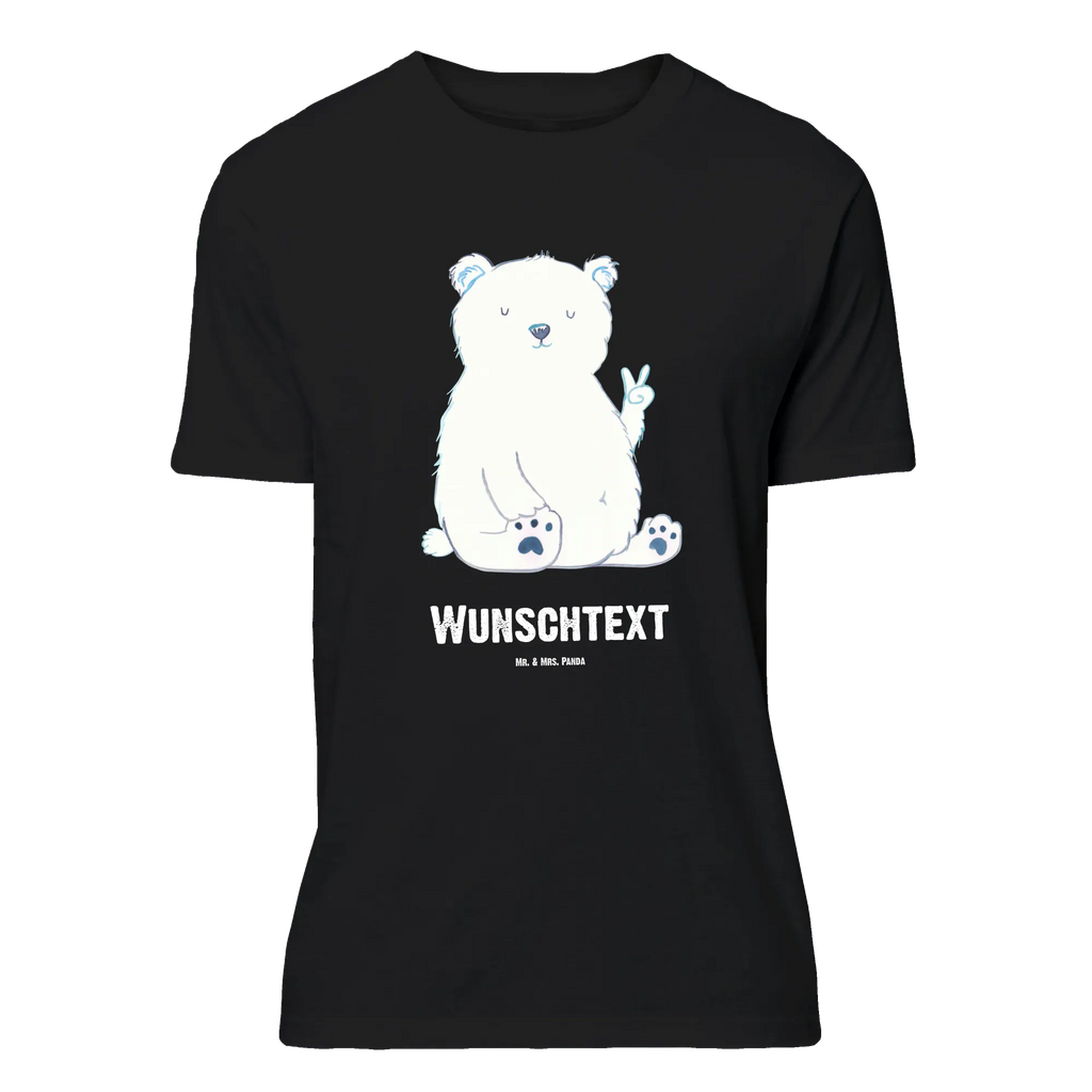 Personalised T-Shirt Icebear Lazy Männer, T-Shirt mit Aufruck, T-Shirt Personalisiert, Wunschtext, Frauen, T-Shirt mit Namen, Bedrucken, Bär, Teddy, Teddybär, Arbeit, Eisbär, Arbeitsplatz, Relaxen, Faul, Büro, Homeoffice, Entspannen, Bürojob, Nordpol