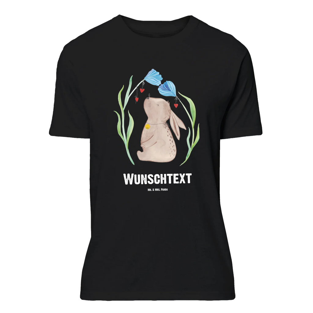 Personalisiertes T-Shirt Hase Blume Wunschtext, T-Shirt mit Namen, Männer, T-Shirt mit Aufruck, T-Shirt Personalisiert, Frauen, Bedrucken, Ostern, Osterhase, Ostergeschenke, Osternest, Osterdeko, Geschenke zu Ostern, Ostern Geschenk, Ostergeschenke Kinder, Ostern Kinder, Kind, erstes Kind, Kaninchen, Taufe, Träume, Kindergeburtstag, Geburt, Schwangerschaft, Taufgeschenk, Hase, Geburtstag, Hoffnung
