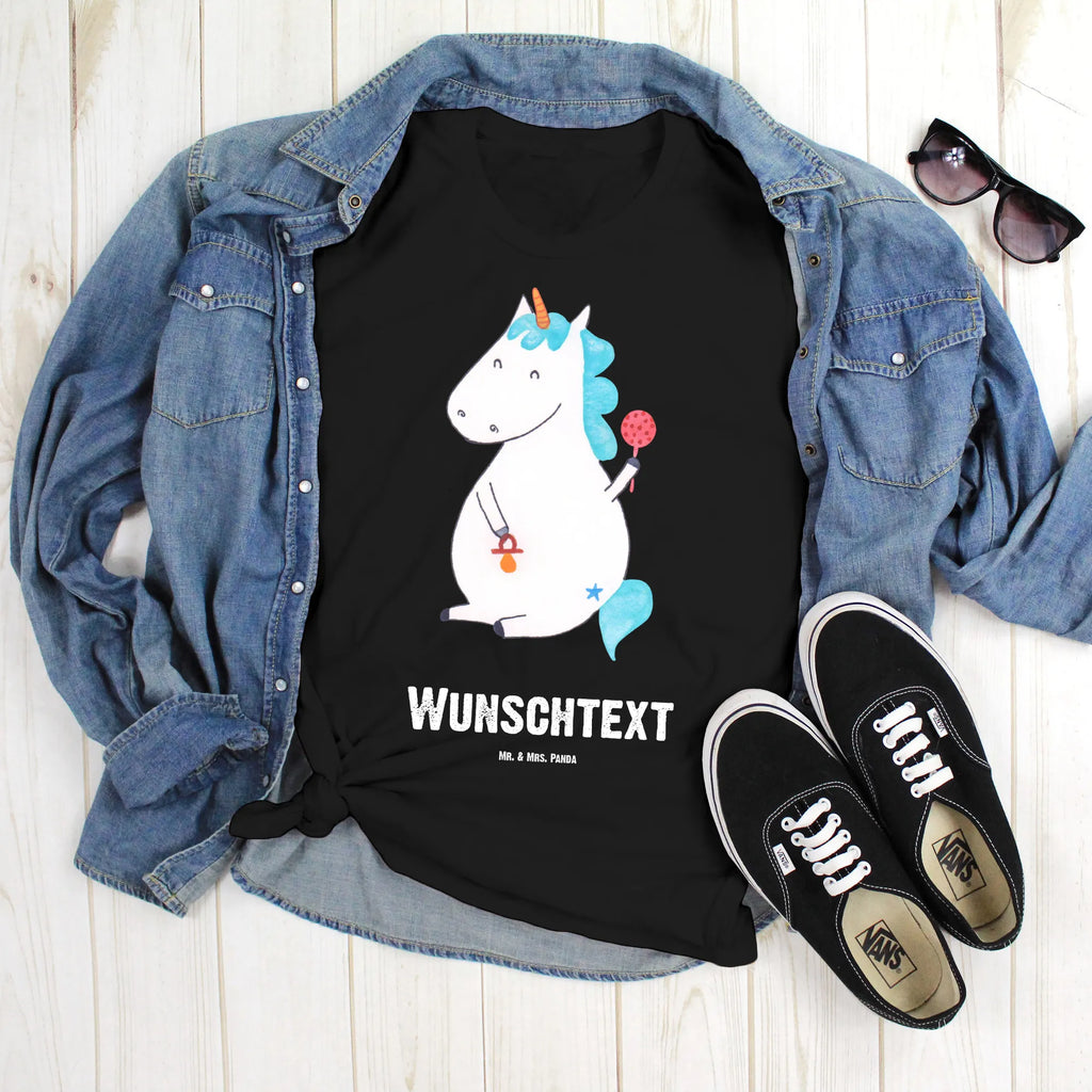 Personalised T-Shirt unicorn infant T-Shirt mit Namen, Bedrucken, Wunschtext, T-Shirt mit Aufruck, T-Shirt Personalisiert, Einhorn Deko, Unicorn, Einhorn, Einhörner, Babyglück, Schnuller, Party, Eltern, Mutter, Geburtstag, Nachwuchs, Erstes Kind, Kind, Baby, Geburt