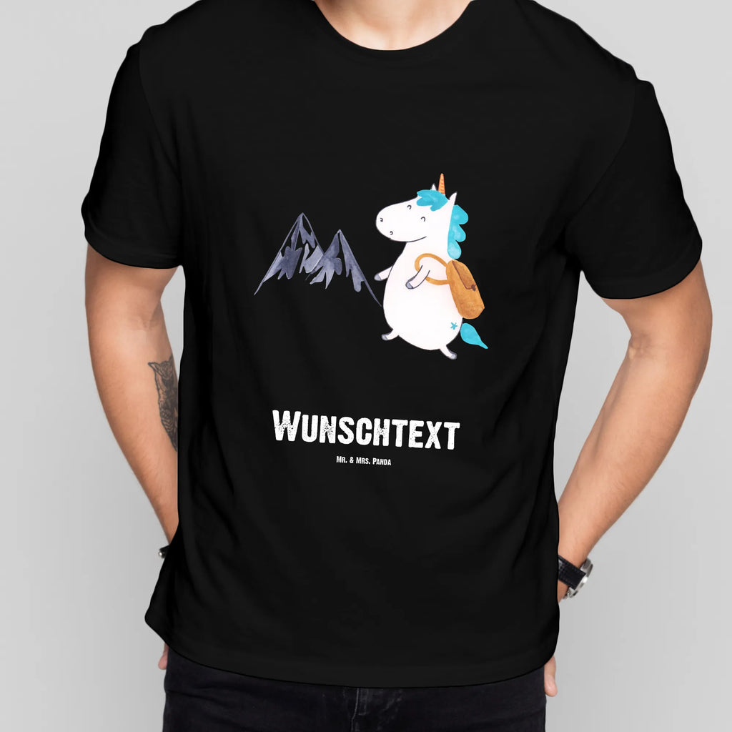 Rozmiar L Personalizowana koszulka jednorożec alpinista T-Shirt mit Aufruck, Wunschtext, Bedrucken, T-Shirt mit Namen, T-Shirt Personalisiert, Einhorn Deko, Unicorn, Einhorn, Einhörner, Abenteuer, Abenteurer, Berge, Weltreise, Bergsteiger, Urlaub, Weltenbummler, Entdecker, Reisen