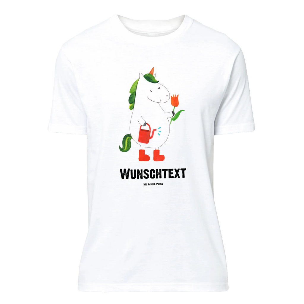Personalisiertes T-Shirt Einhorn Gärtner T-Shirt mit Namen, T-Shirt Personalisiert, Bedrucken, Frauen, Wunschtext, Männer, T-Shirt mit Aufruck, Einhorn, Einhörner, Einhorn Deko, Unicorn, Gießkanne, Garten, Luftballon, Freundin, Freude, Blume, Lebenslust, Stiefel, Giesskanne