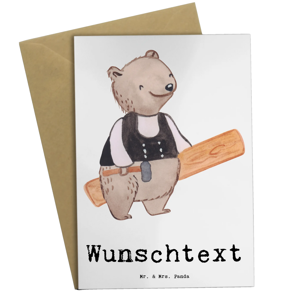 Personalised greetings card Carpenter Heart gift, gift idea, best, farewell gift, passing exam, anniversary, retirement, promotion, job start, sayings, funny, profession